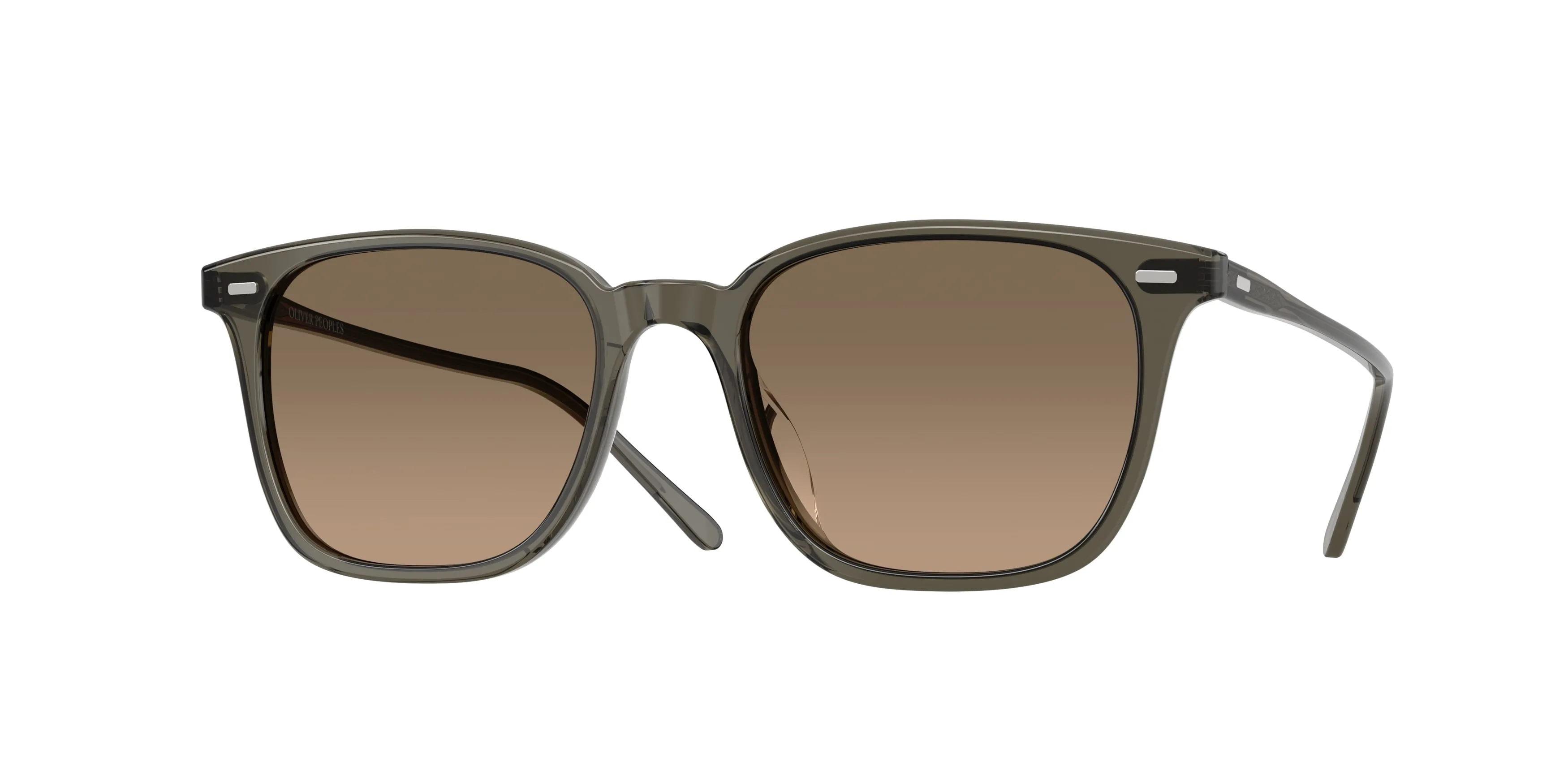 Oliver Peoples OV5614SU LAEDIN 1820GN Occhiali da sole Acetato Grigio Squadrata Polarizzata Sfumato - immagine 1