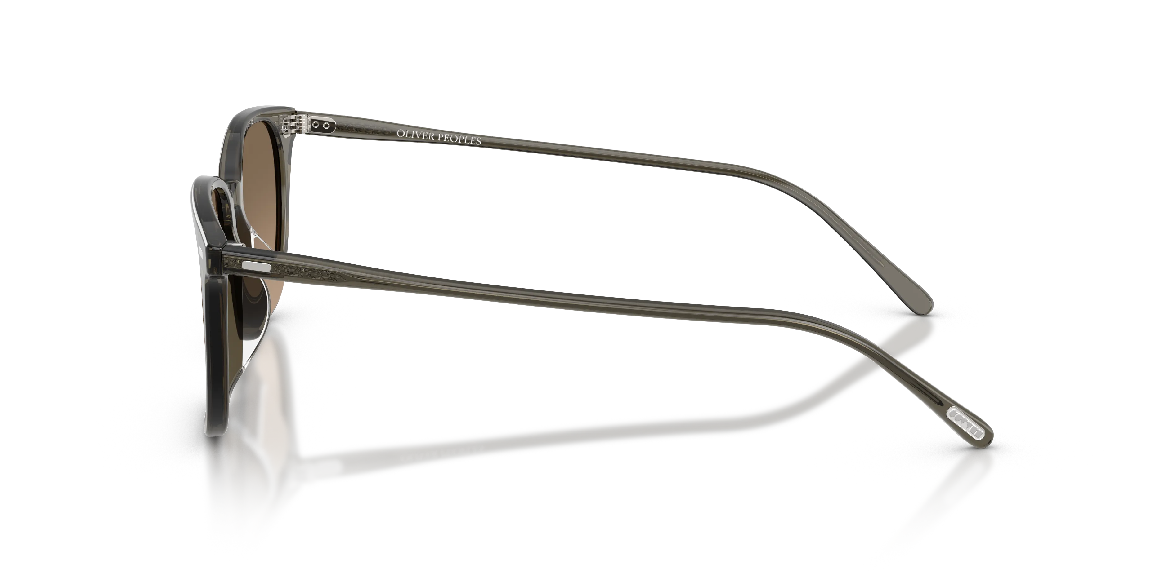 Oliver Peoples OV5614SU LAEDIN 1820GN Occhiali da sole Acetato Grigio Squadrata Polarizzata Sfumato - immagine 4
