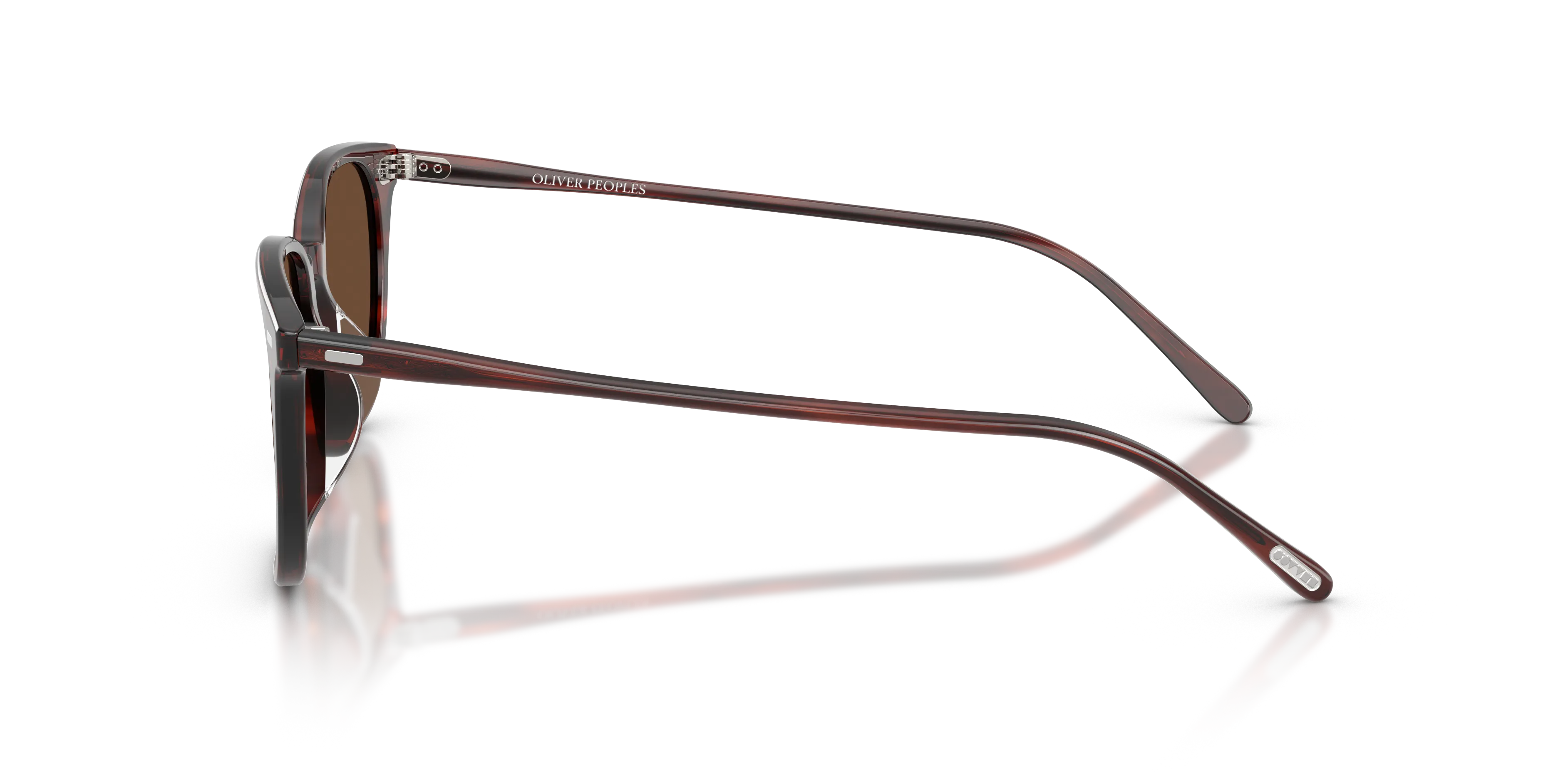Oliver Peoples OV5614SU LAEDIN 1818AN Occhiali da sole Acetato Marrone Squadrata Polarizzata - immagine 4