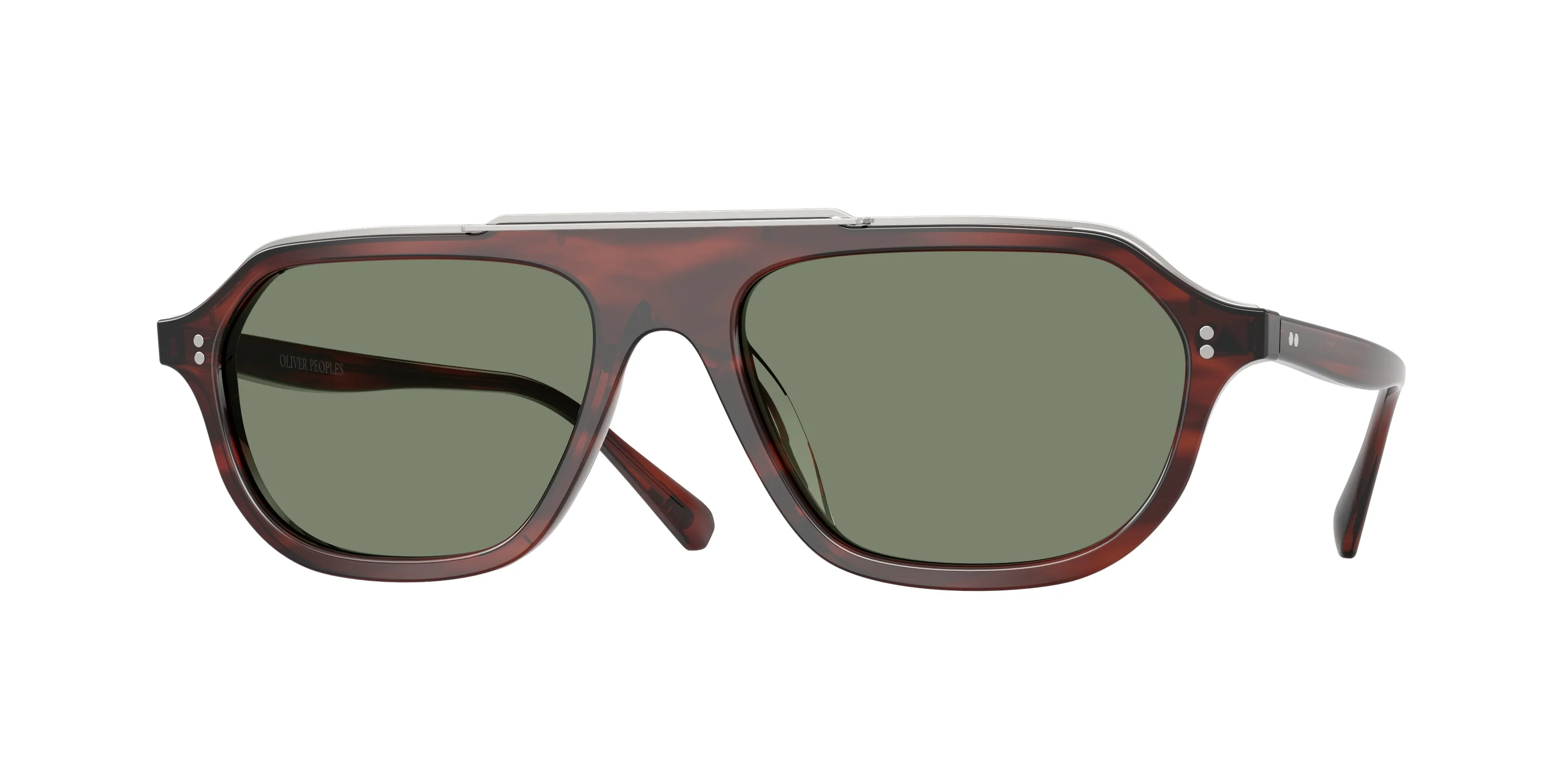 Oliver Peoples OV5613SU ESTIN 181852 Occhiali da sole Acetato Marrone Geometrica Normale - immagine 1