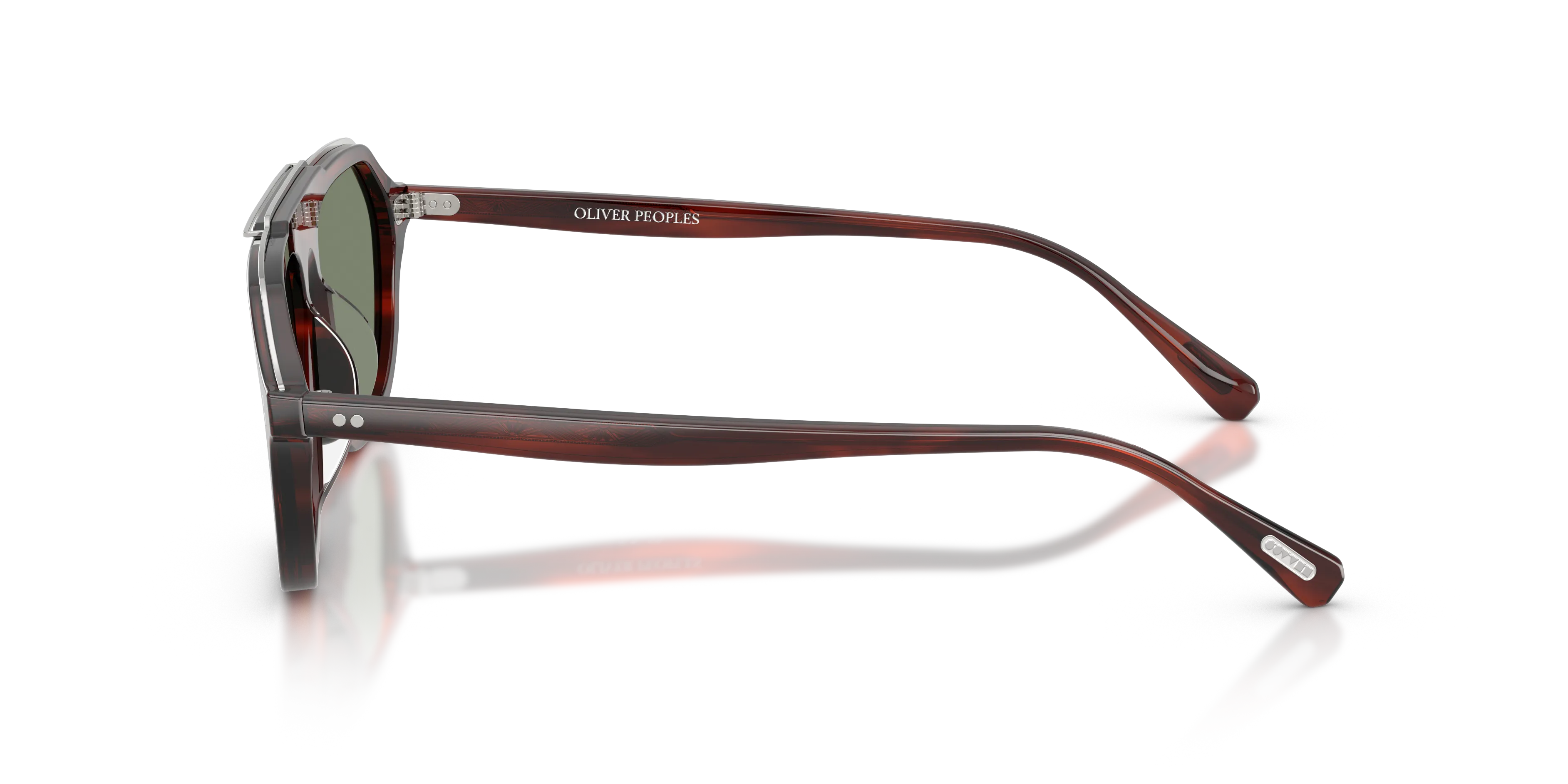 Oliver Peoples OV5613SU ESTIN 181852 Occhiali da sole Acetato Marrone Geometrica Normale - immagine 4