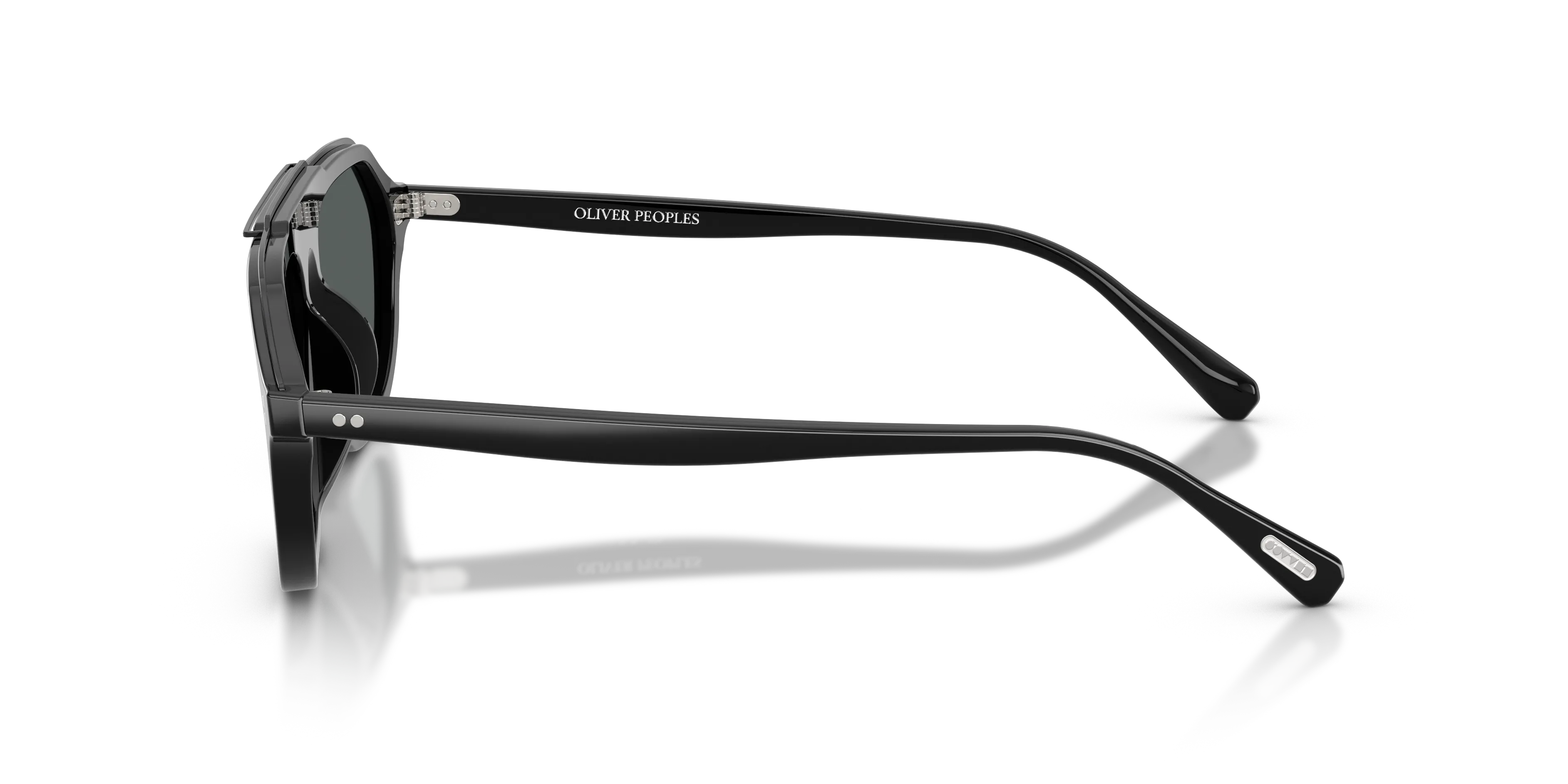 Oliver Peoples OV5613SU ESTIN 1731P2 Occhiali da sole Acetato Nero Geometrica Polarizzata - immagine 4