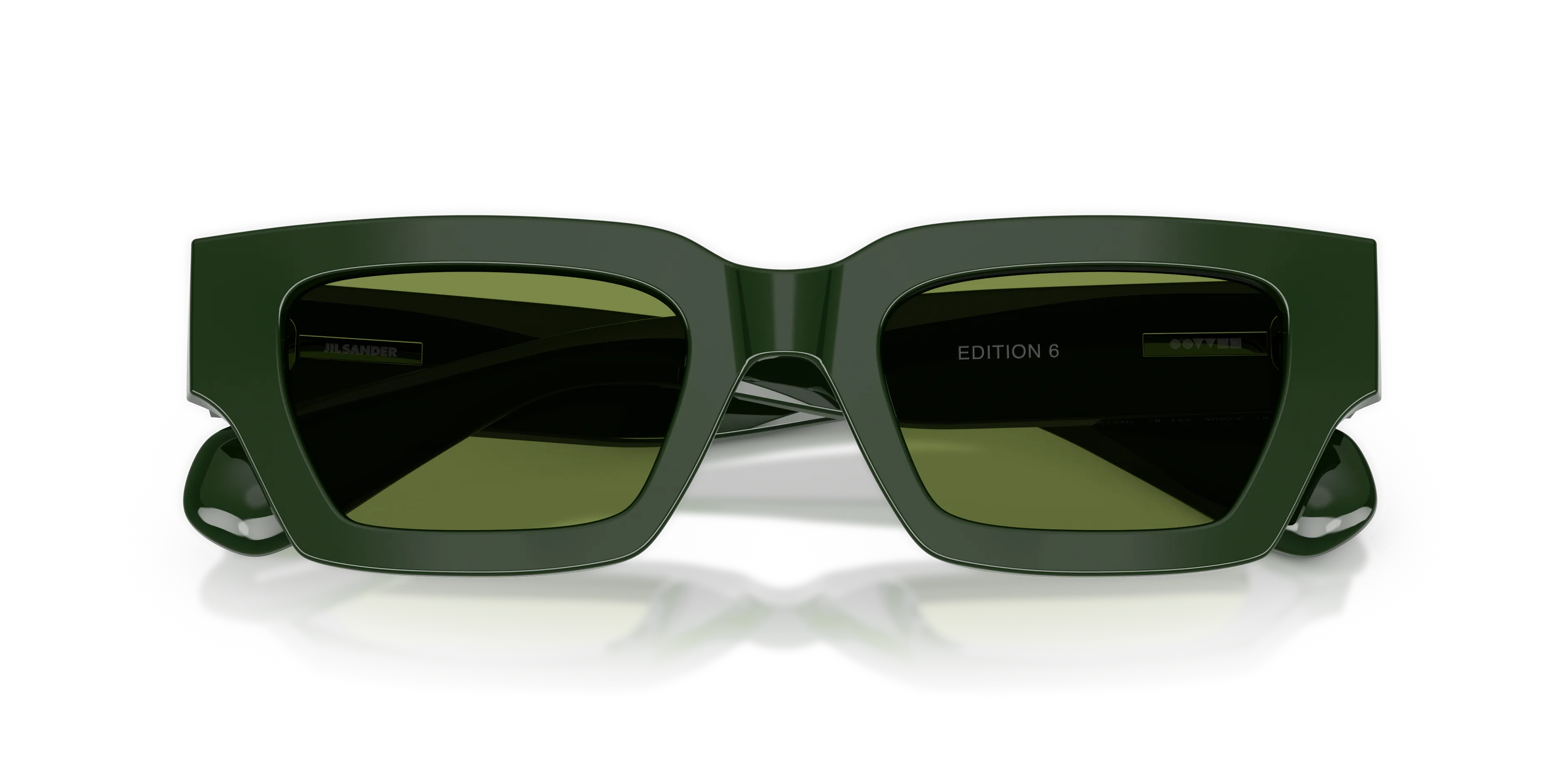 Oliver Peoples x Jil Sander OV5612SU EDITION 6 181152 Occhiali da sole Acetato Verde Squadrata Normale - immagine 2