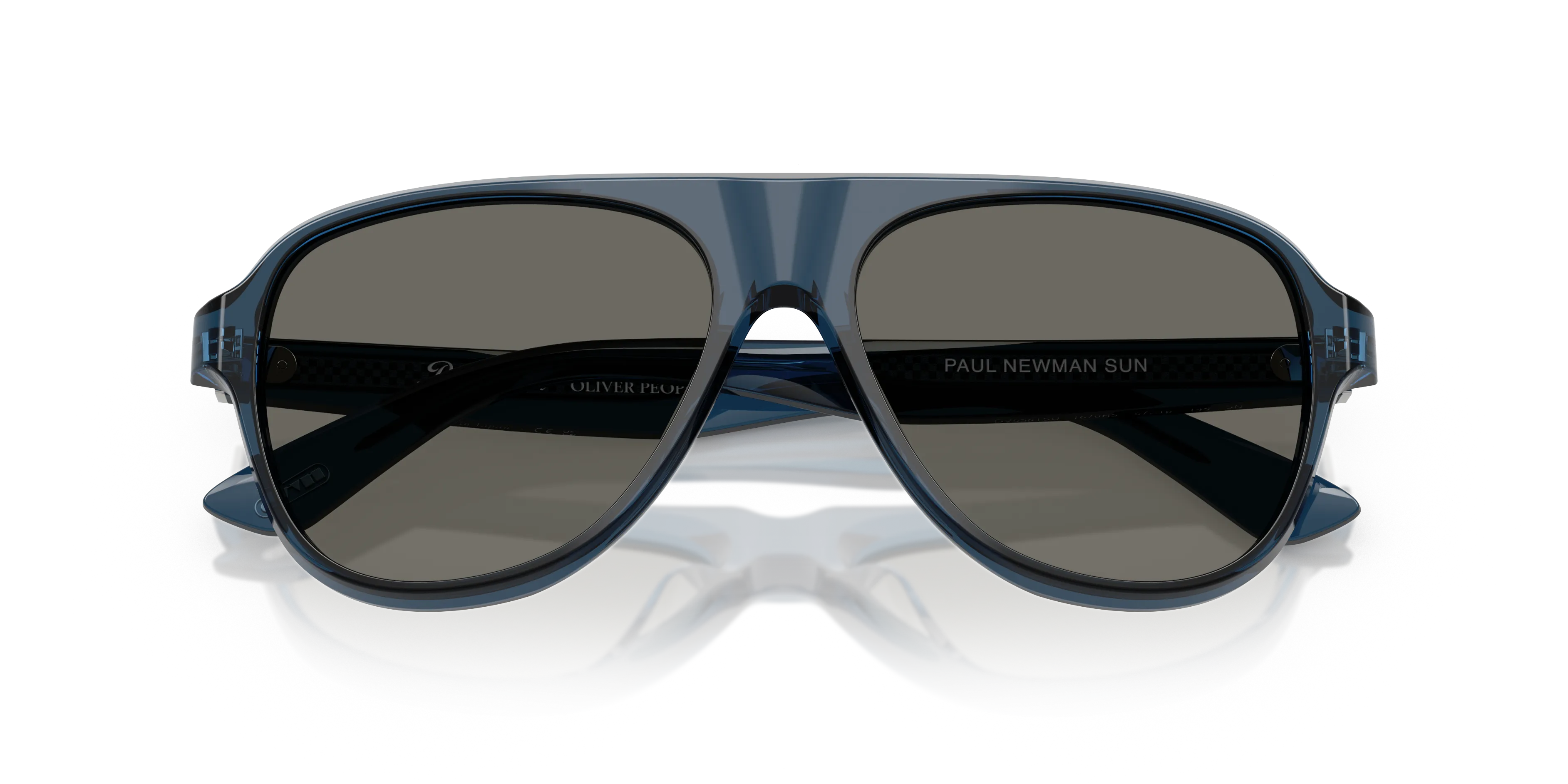 Oliver Peoples OV5581SU PAUL NEWMAN SUN 1670R5 Occhiali da sole Acetato Blu Pilot Normale - immagine 2