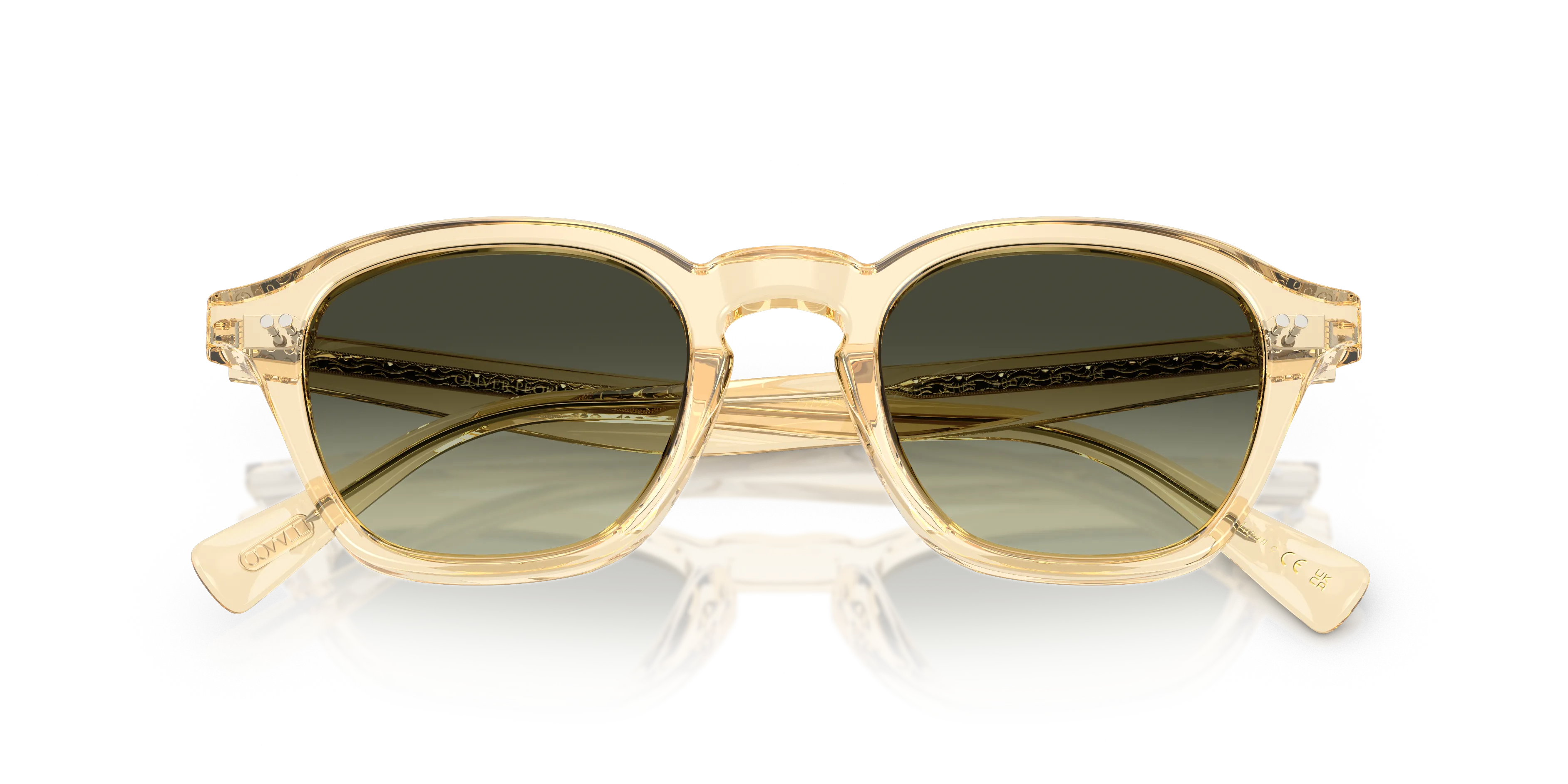 Oliver Peoples OV5580SU EYLES 1792BH Occhiali da sole Acetato Beige Squadrata Normale - immagine 2