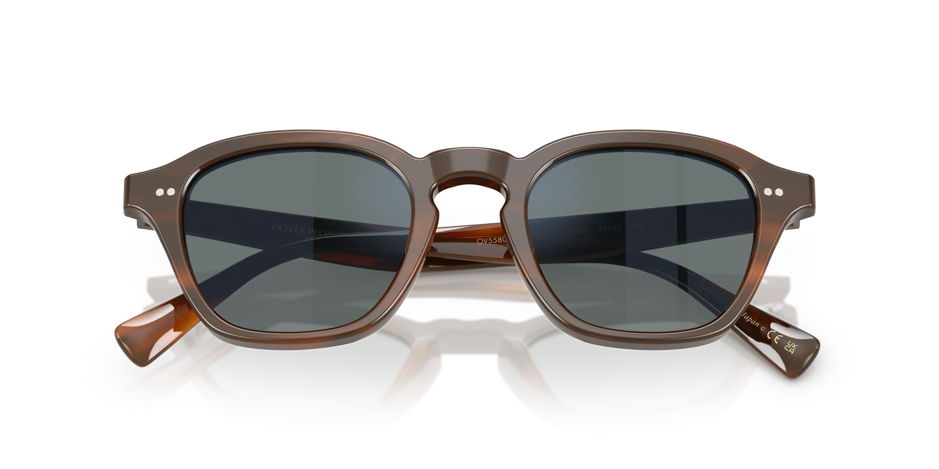 Oliver Peoples OV5580SU EYLES 1753W5 Occhiali da sole Acetato Verde Squadrata Normale - immagine 2
