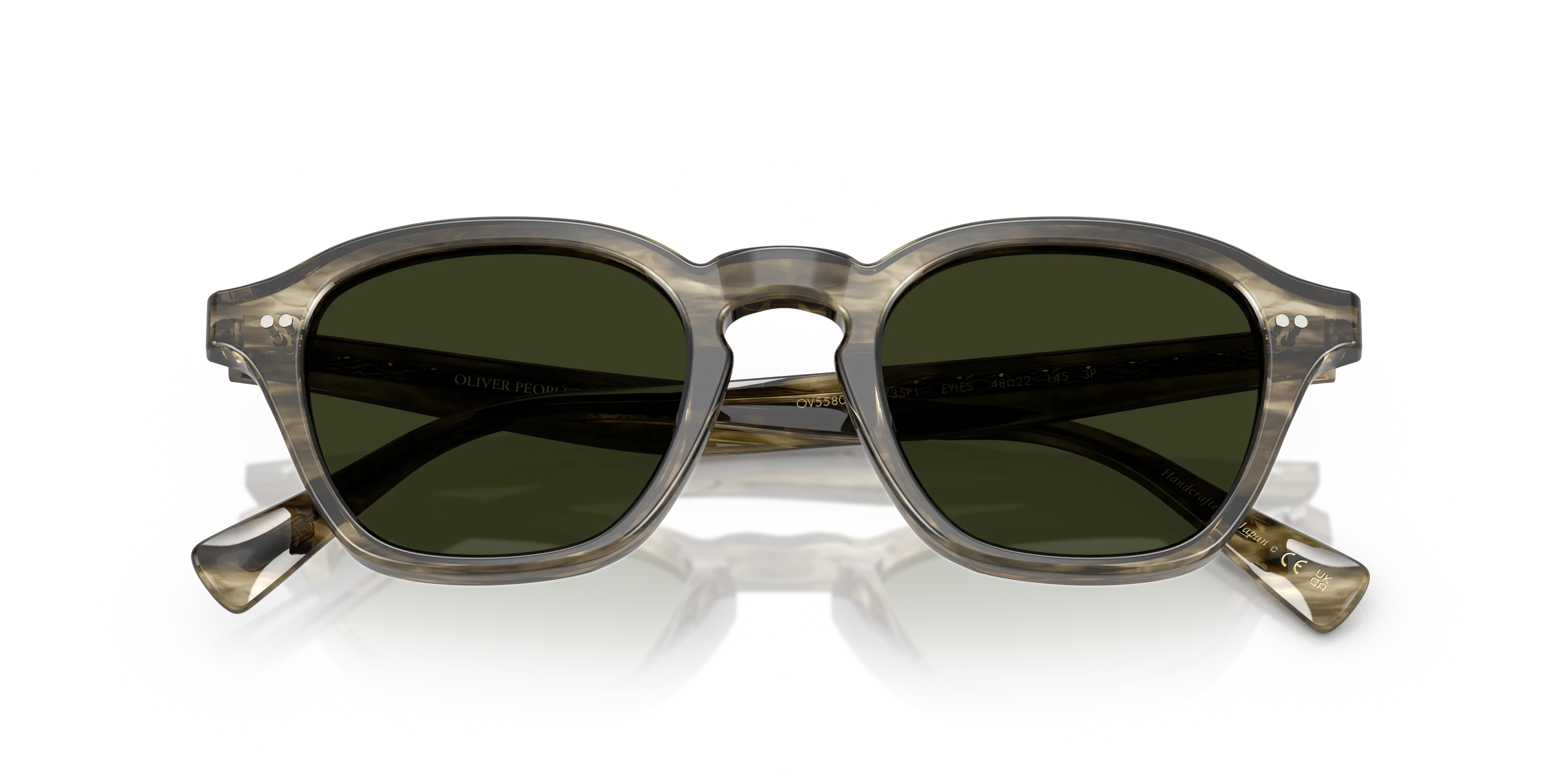Oliver Peoples OV5580SU EYLES 1735P1 Occhiali da sole Acetato Verde Squadrata Polarizzata - immagine 2