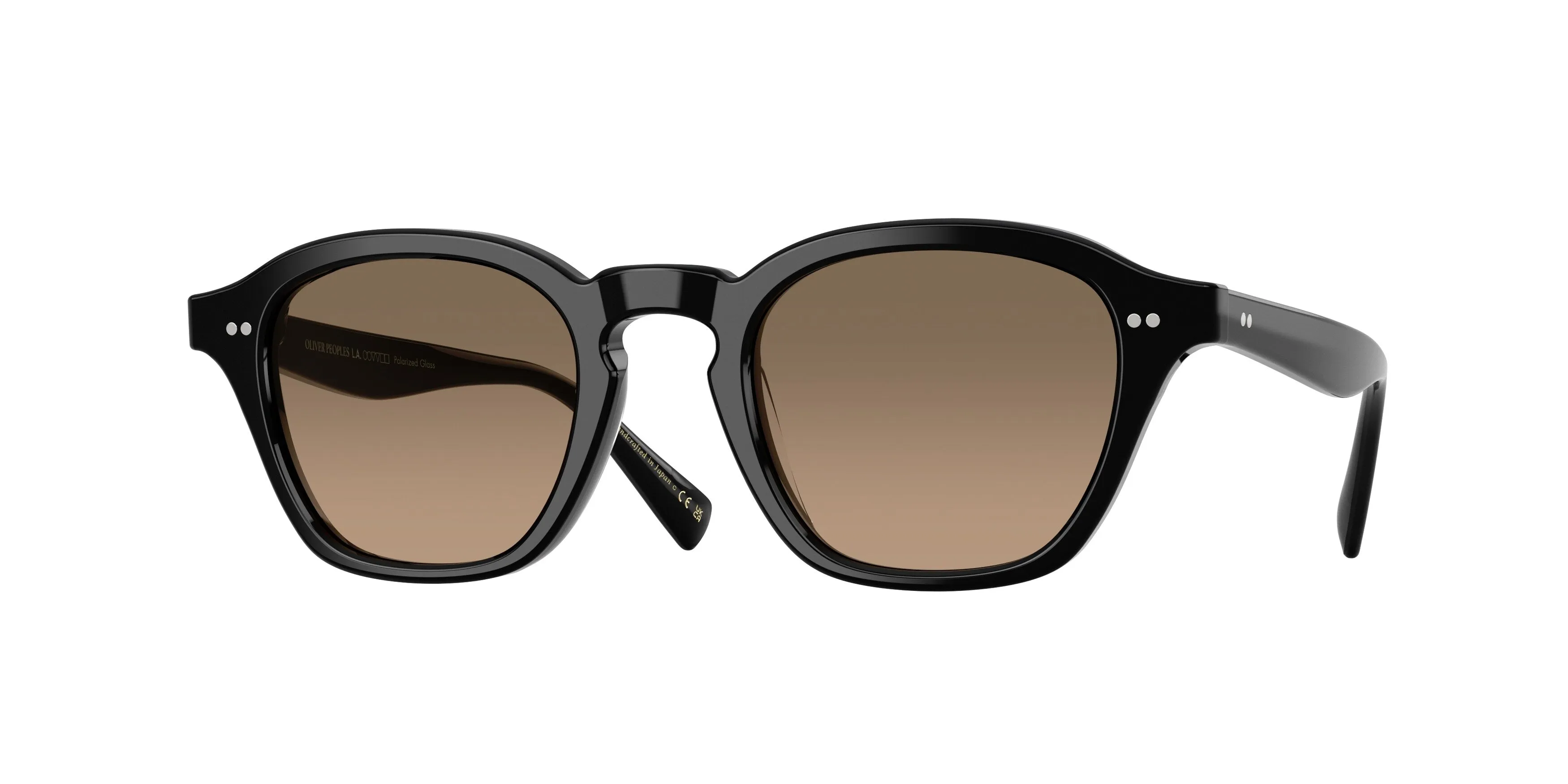 Oliver Peoples OV5580SU EYLES 1731GN Occhiali da sole Acetato Nero Squadrata Polarizzata Sfumato - immagine 1