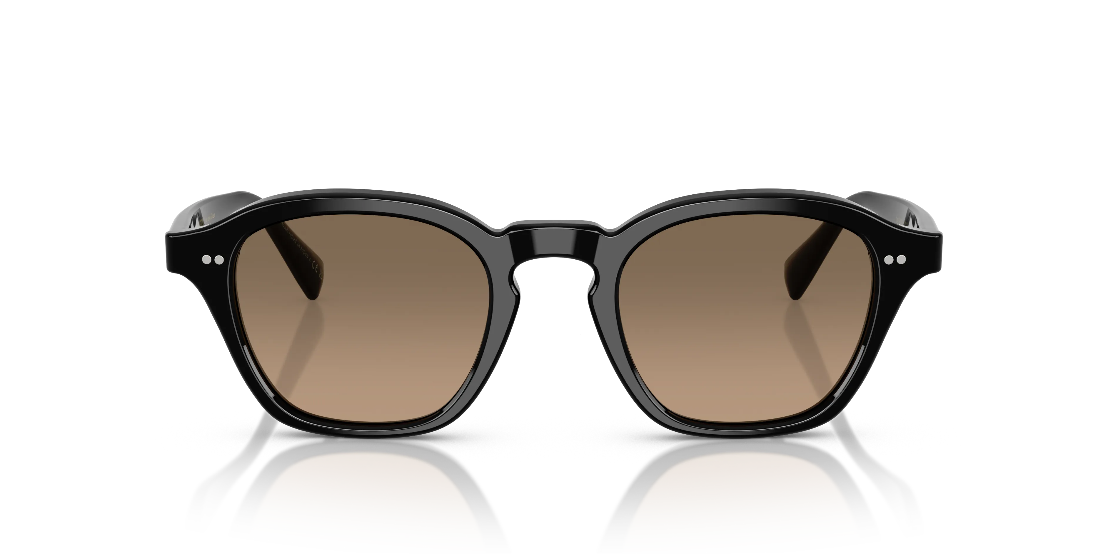 Oliver Peoples OV5580SU EYLES 1731GN Occhiali da sole Acetato Nero Squadrata Polarizzata Sfumato - immagine 3