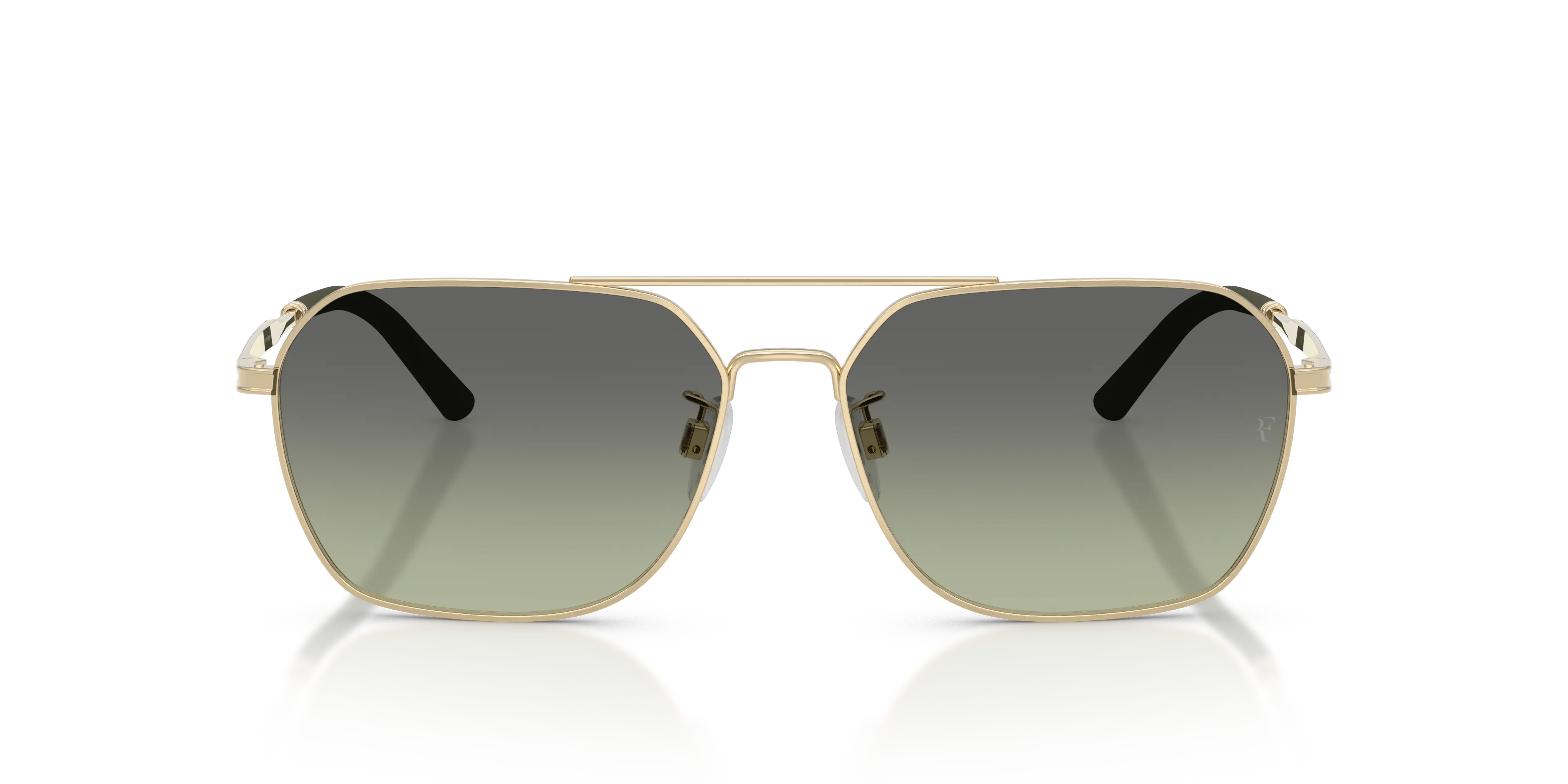 Oliver Peoples OV1377S R-17 52452A Occhiali da sole Acciaio Oro Geometrica Normale - immagine 3