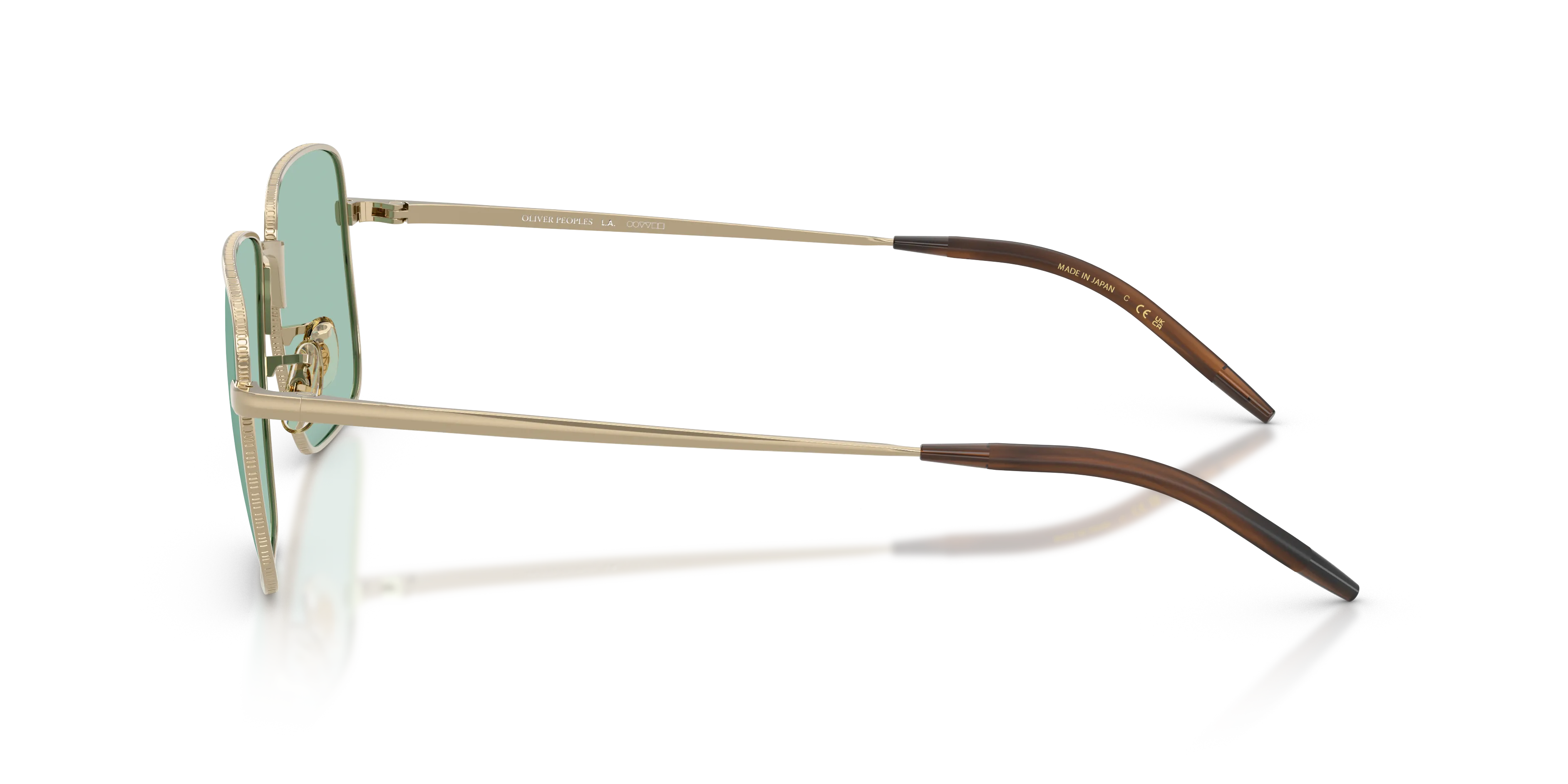 Oliver Peoples OV1374T WELSTON 5035 Montature da vista Titanio Oro Squadrata Normale - immagine 4
