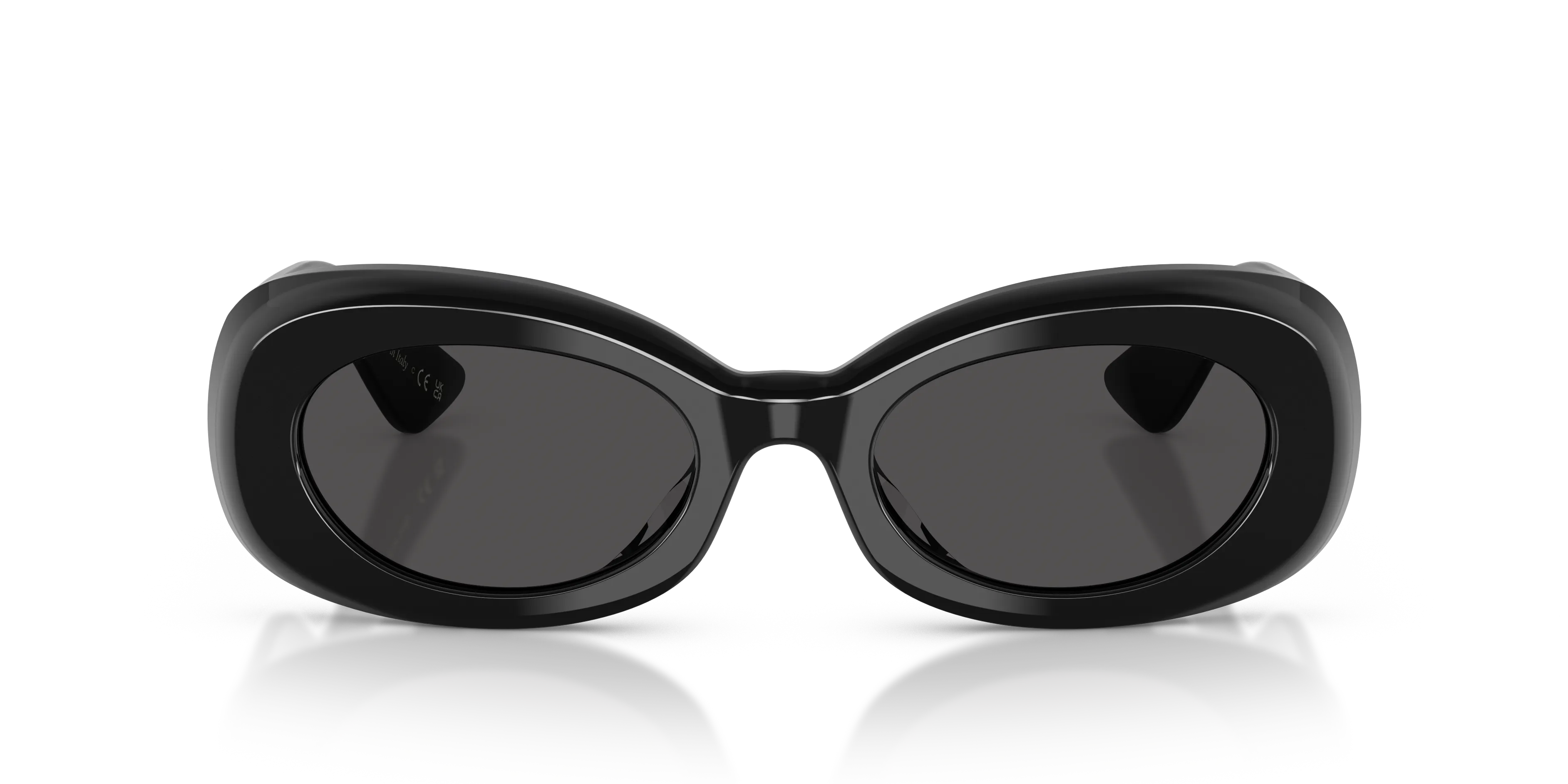 Oliver Peoples OV5606SU 1992C 100587 Occhiali da sole Acetato Nero Grigio Rotonda Normale - immagine 3