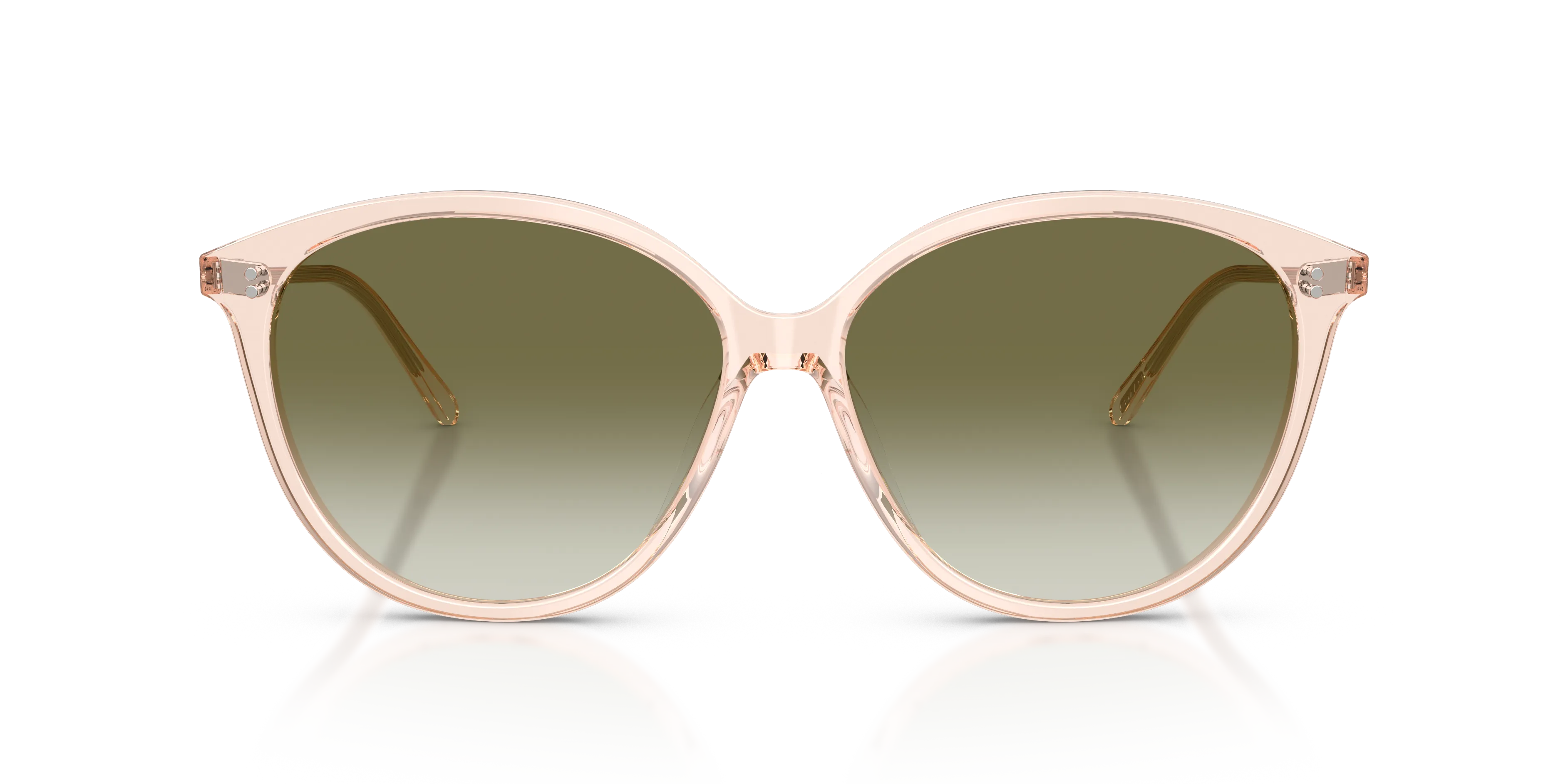 Oliver Peoples OV5605SU SOLEAU 17438E Occhiali da sole Acetato Rosso Verde Farfalla Normale Sfumato - immagine 3