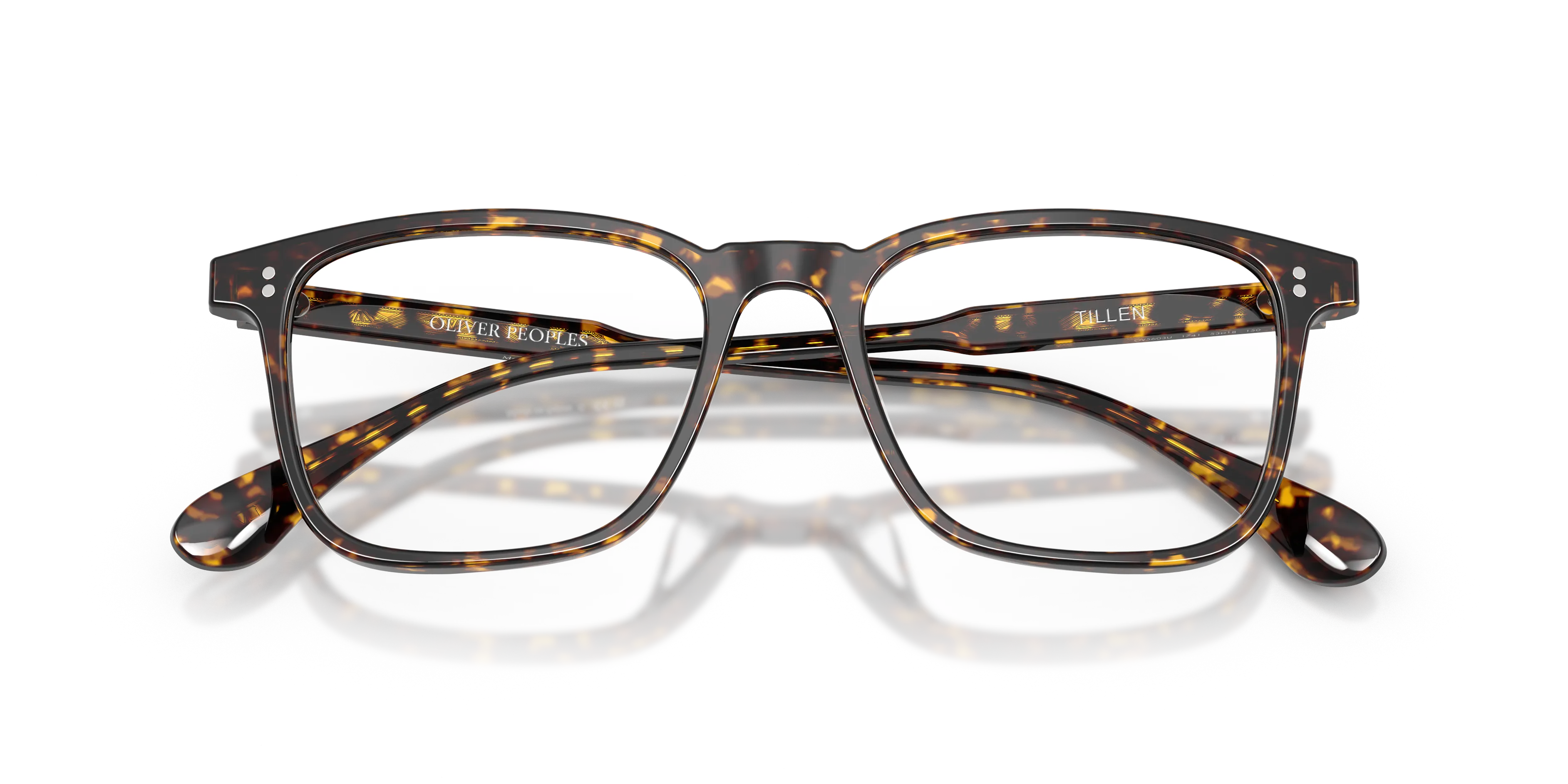 Oliver Peoples OV5603U TILLEN 1741 Montature da vista Acetato Tartaruga Trasparente Squadrata Normale - immagine 2