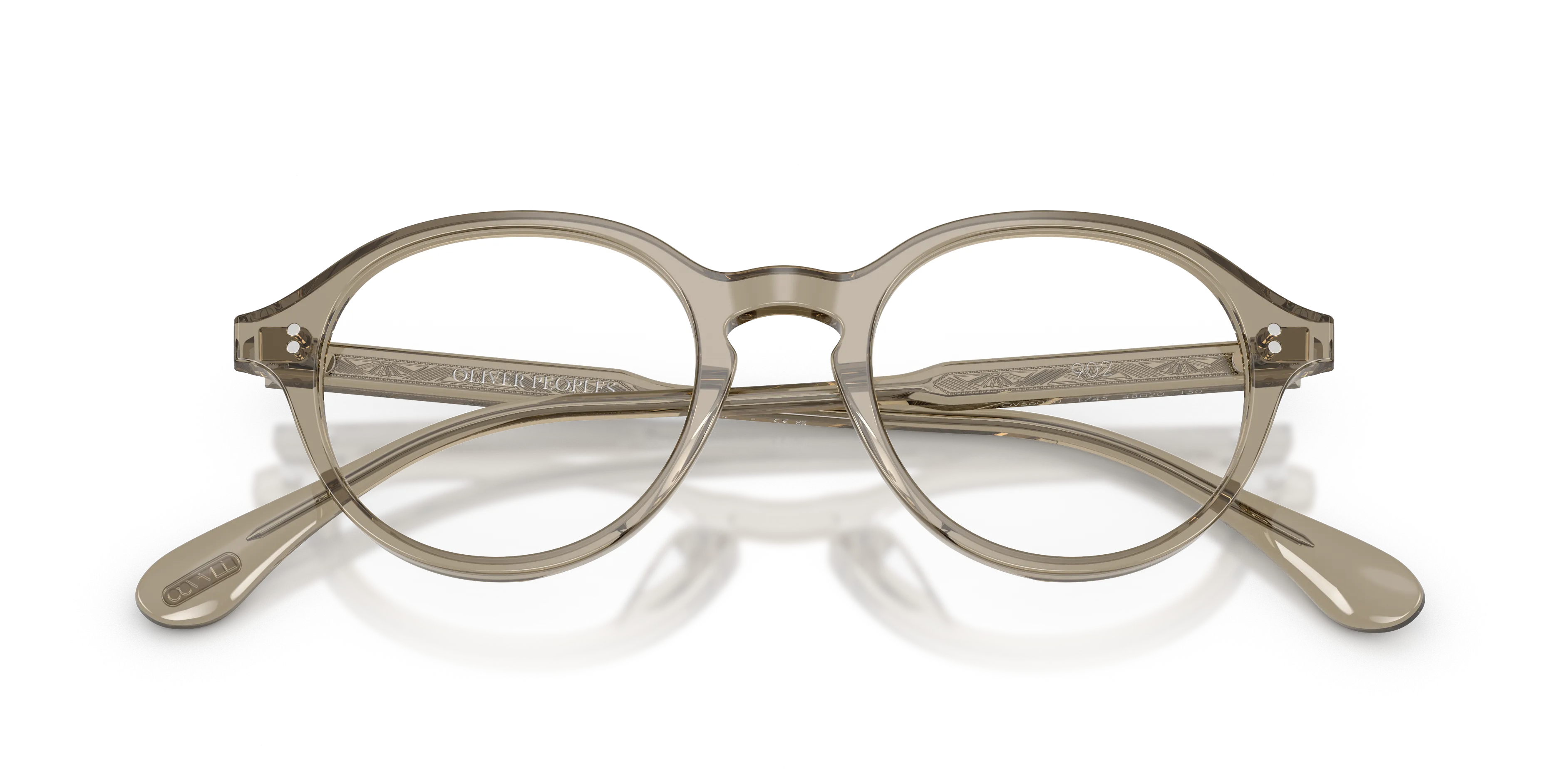 Oliver Peoples OV5602U 902 1745 Montature da vista Acetato Verde Trasparente Pantos Normale - immagine 2