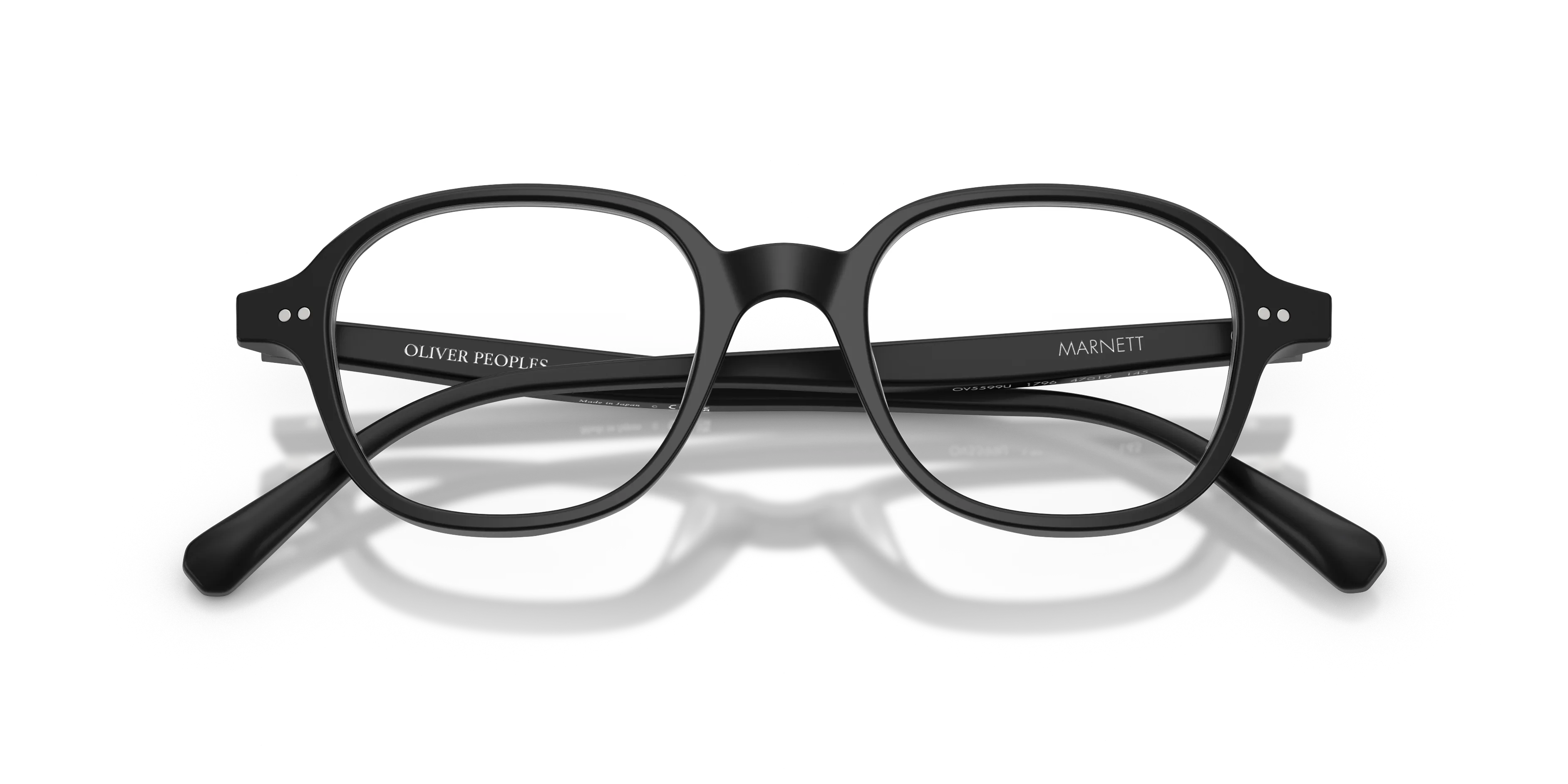 Oliver Peoples OV5599U MARNETT 1796 Montature da vista Acetato Nero Trasparente Geometrica Normale - immagine 2