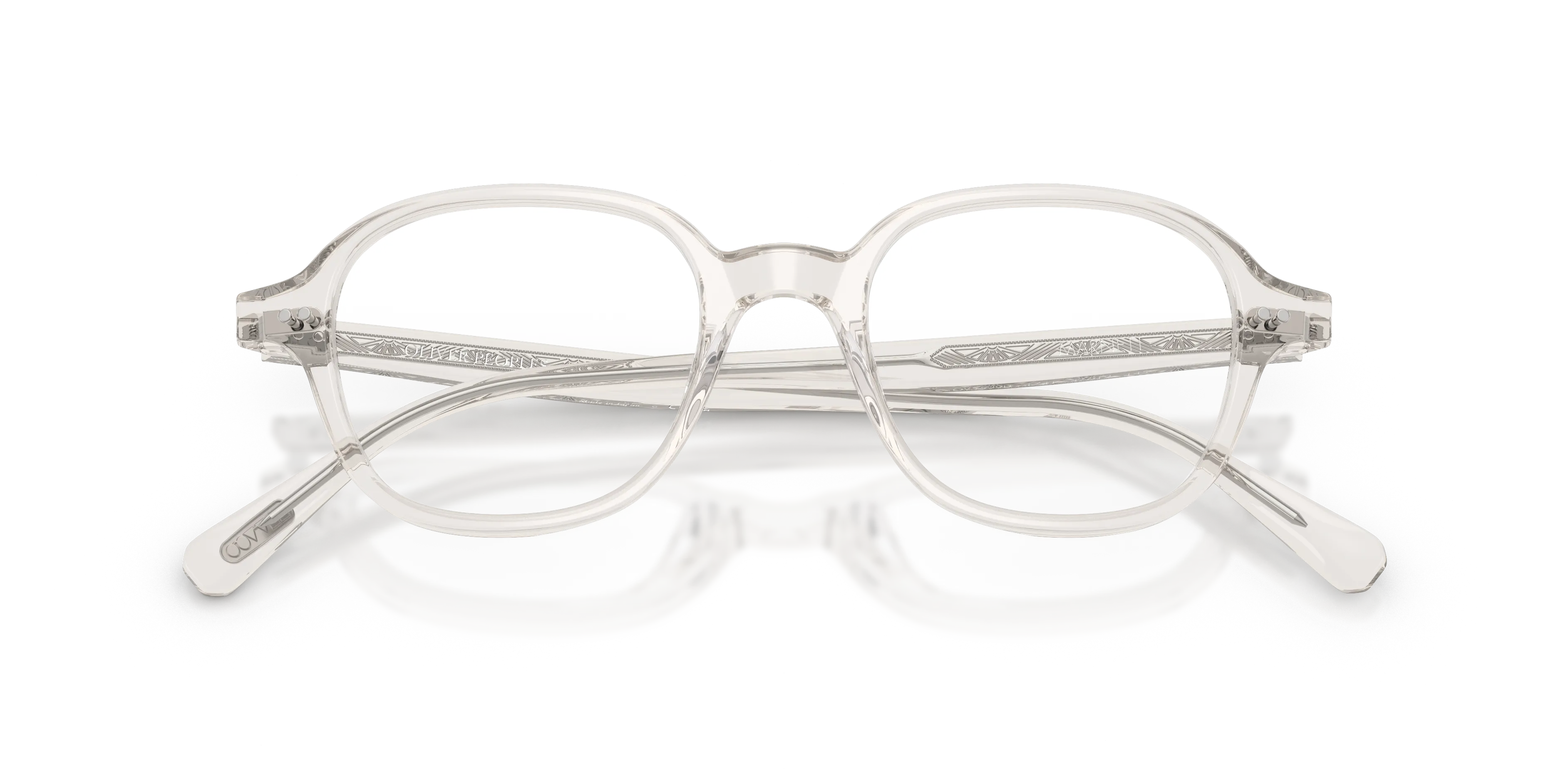 Oliver Peoples OV5599U MARNETT 1757 Montature da vista Acetato Grigio Trasparente Geometrica Normale - immagine 2