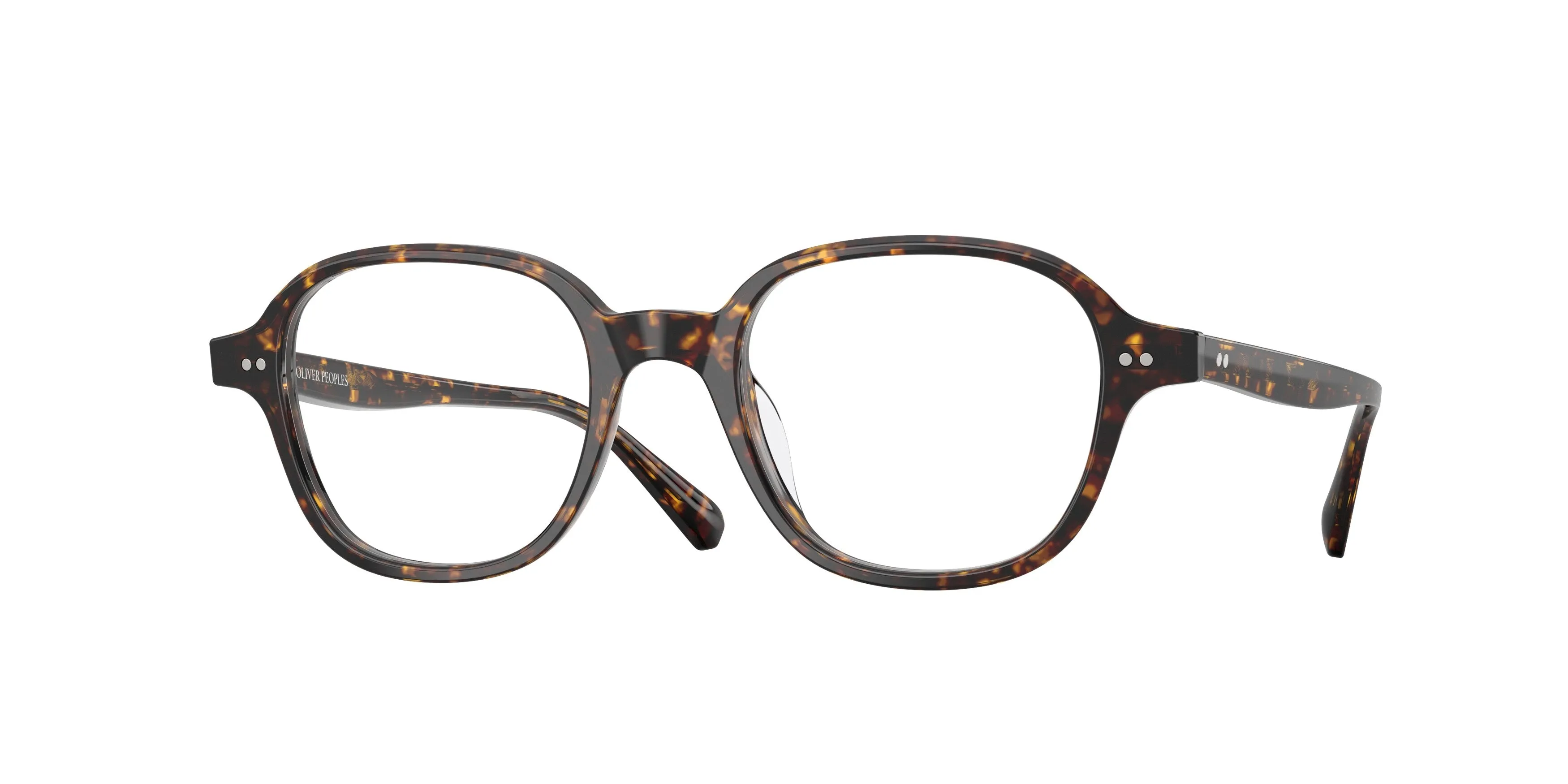 Oliver Peoples OV5599U MARNETT 1741 Montature da vista Acetato Tartaruga Trasparente Geometrica Normale - immagine 1