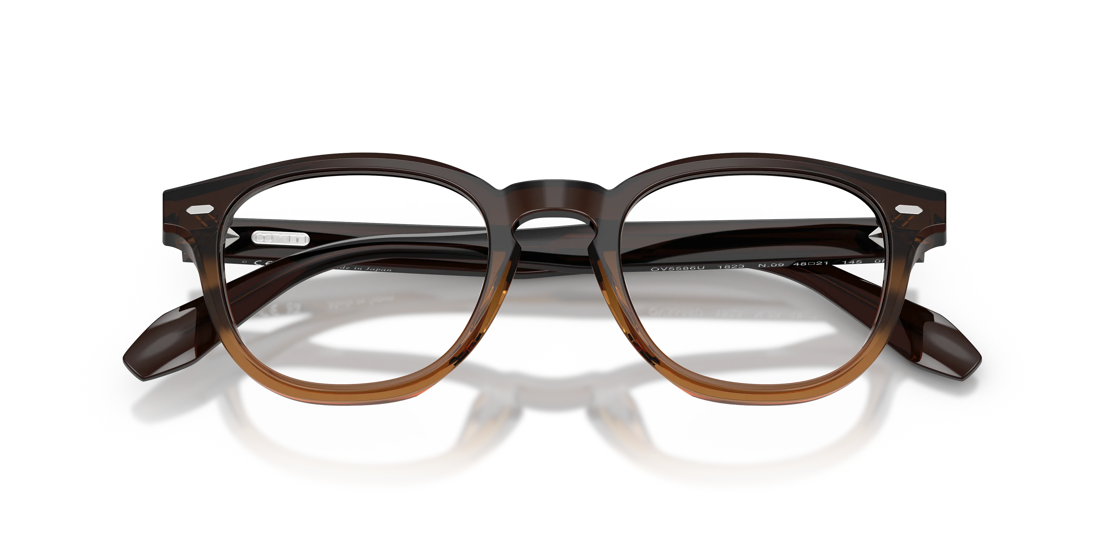 Oliver Peoples OV5586U N.09 1823 Montature da vista Acetato Multi-colore Trasparente Pantos Normale - immagine 2