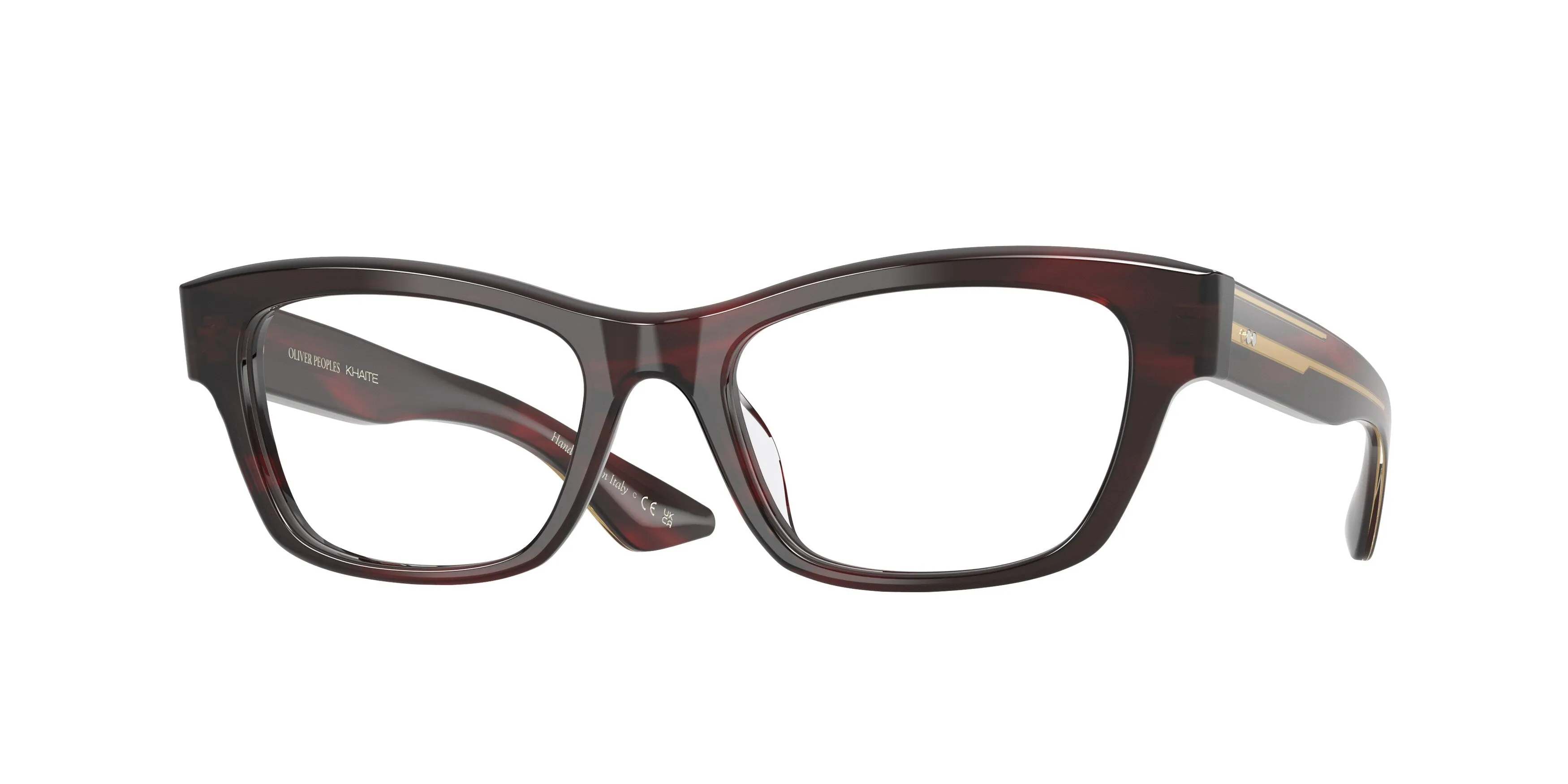 Oliver Peoples OV5585U 1953RX 1675 Montature da vista Acetato Rosso Trasparente Cat Eye Normale - immagine 1