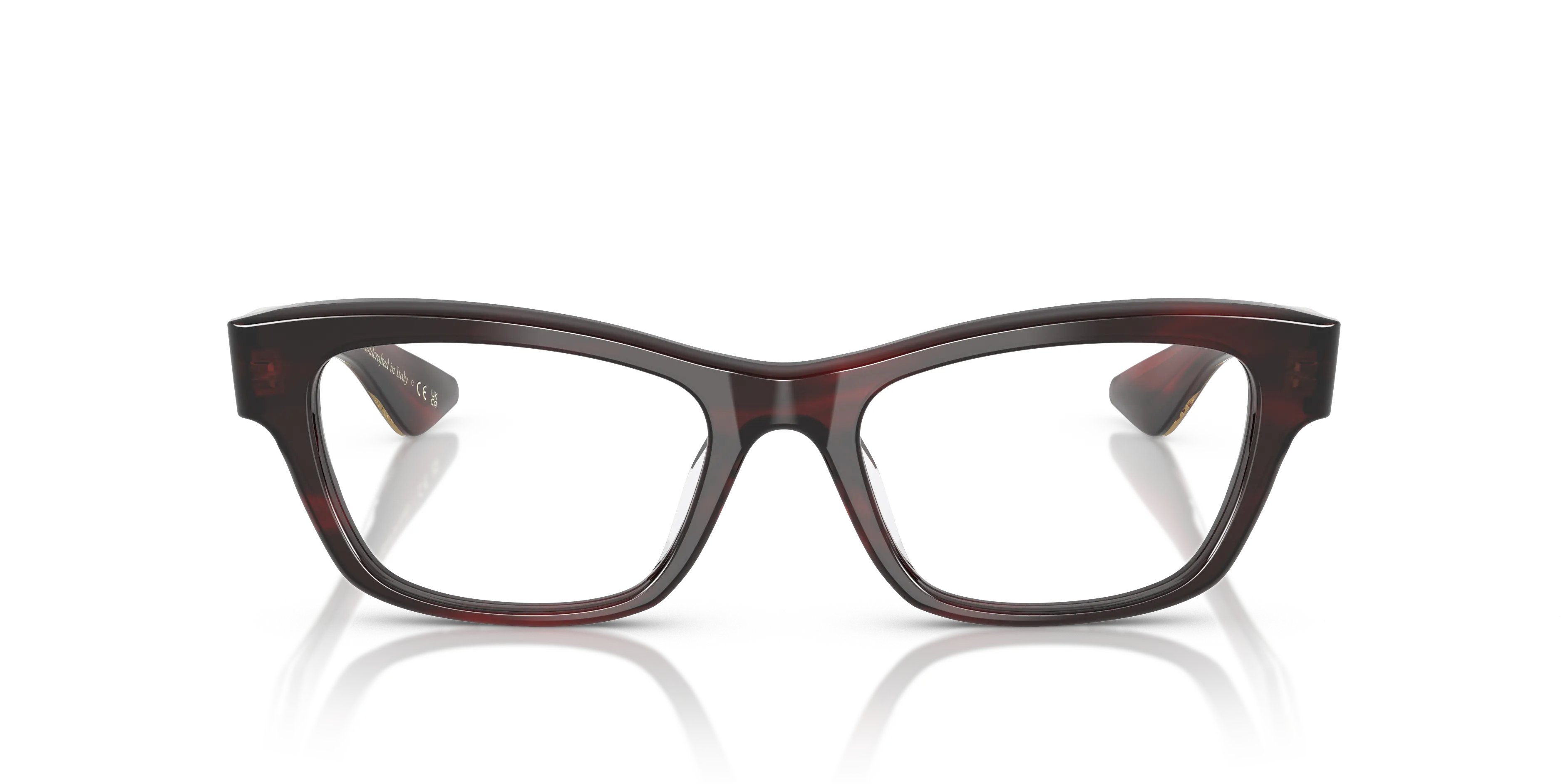Oliver Peoples OV5585U 1953RX 1675 Montature da vista Acetato Rosso Trasparente Cat Eye Normale - immagine 3