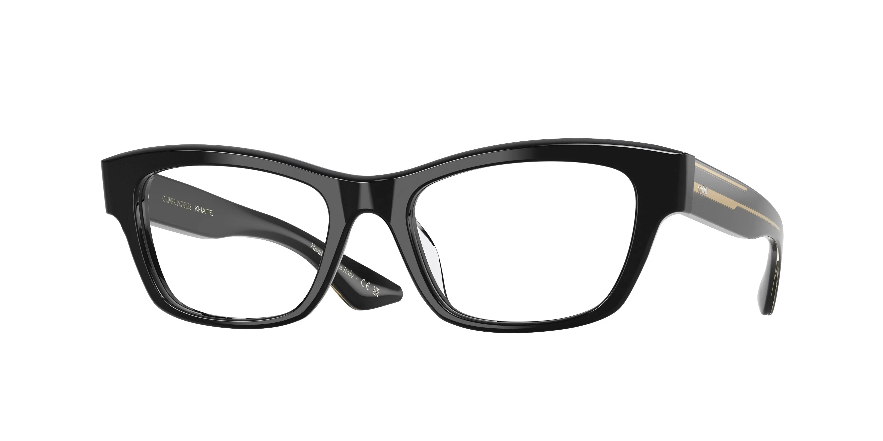 Oliver Peoples OV5585U 1953RX 1492 Montature da vista Acetato Nero Trasparente Cat Eye Normale - immagine 1