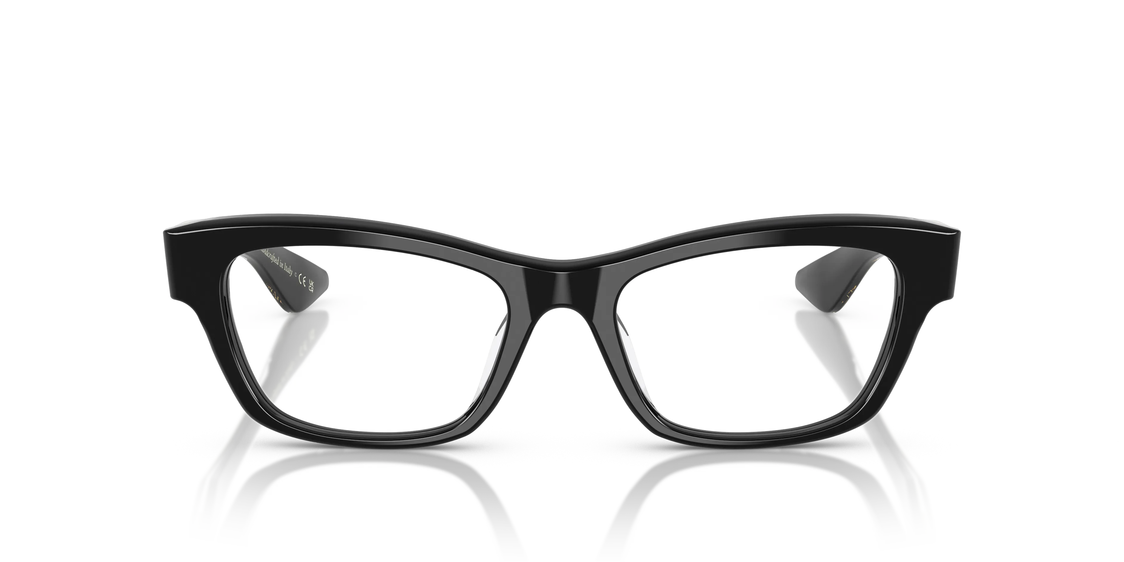 Oliver Peoples OV5585U 1953RX 1492 Montature da vista Acetato Nero Trasparente Cat Eye Normale - immagine 3