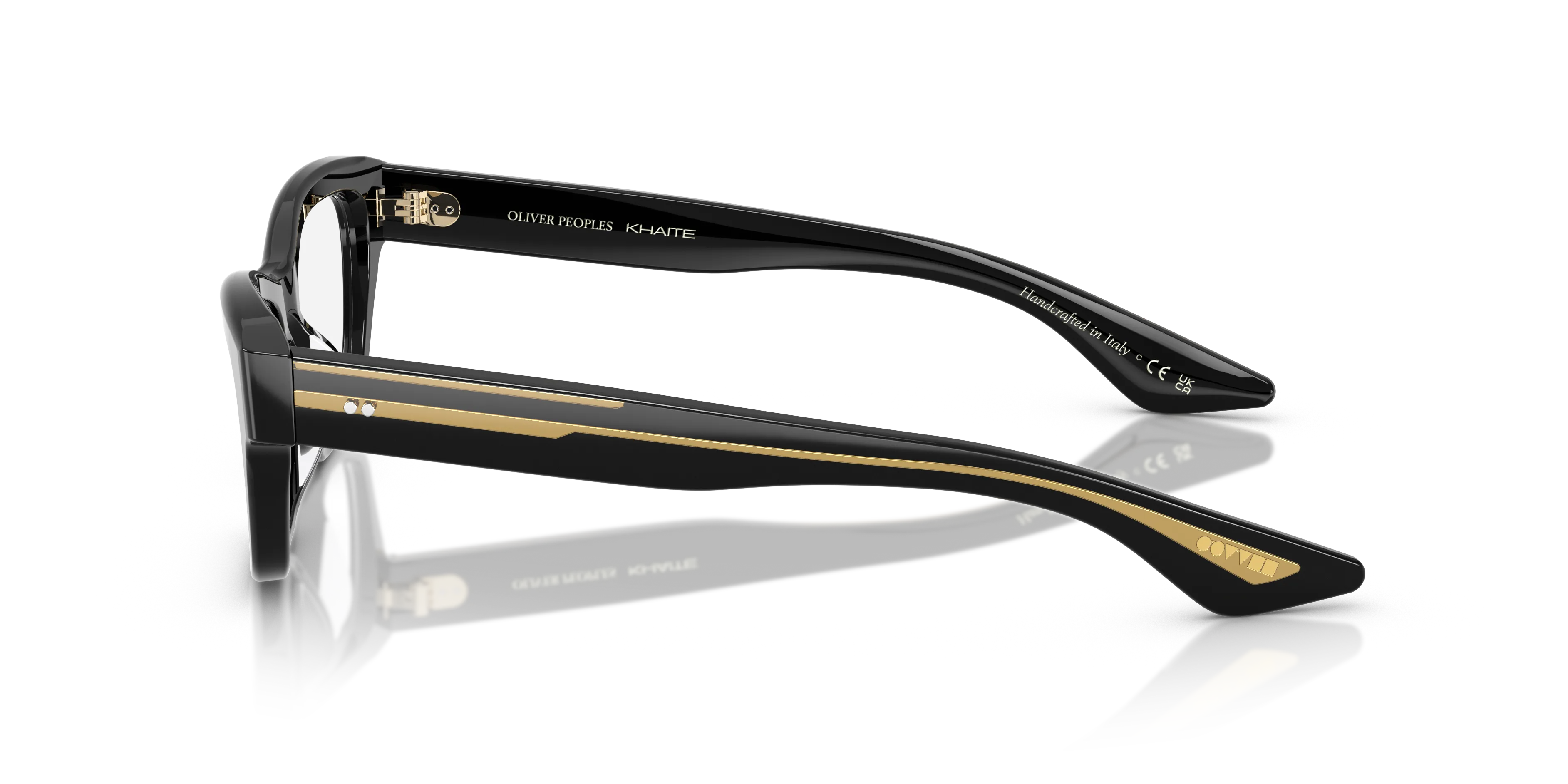 Oliver Peoples OV5585U 1953RX 1492 Montature da vista Acetato Nero Trasparente Cat Eye Normale - immagine 4