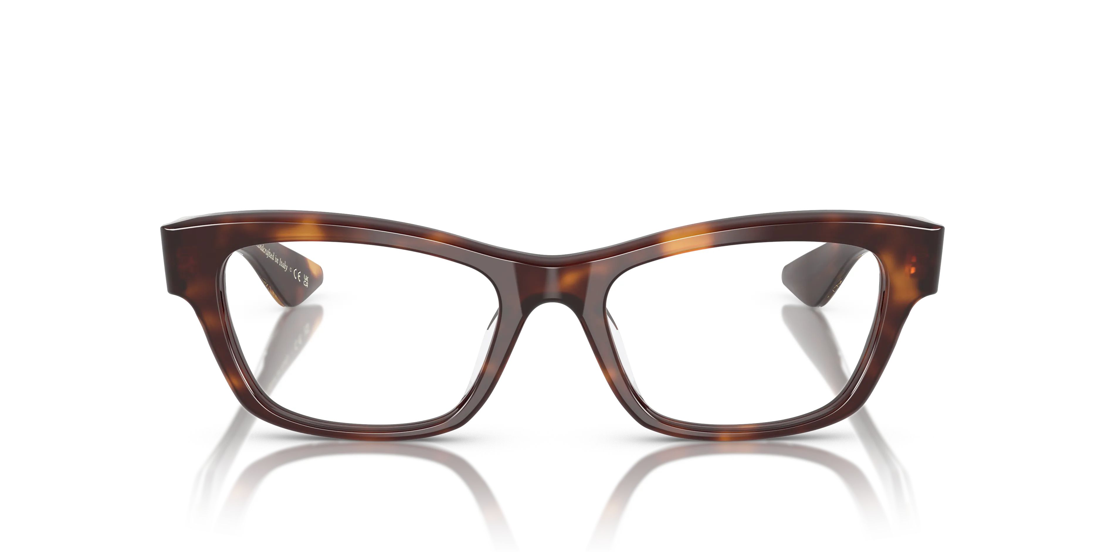 Oliver Peoples OV5585U 1953RX 1007 Montature da vista Acetato Tartaruga Trasparente Cat Eye Normale - immagine 3