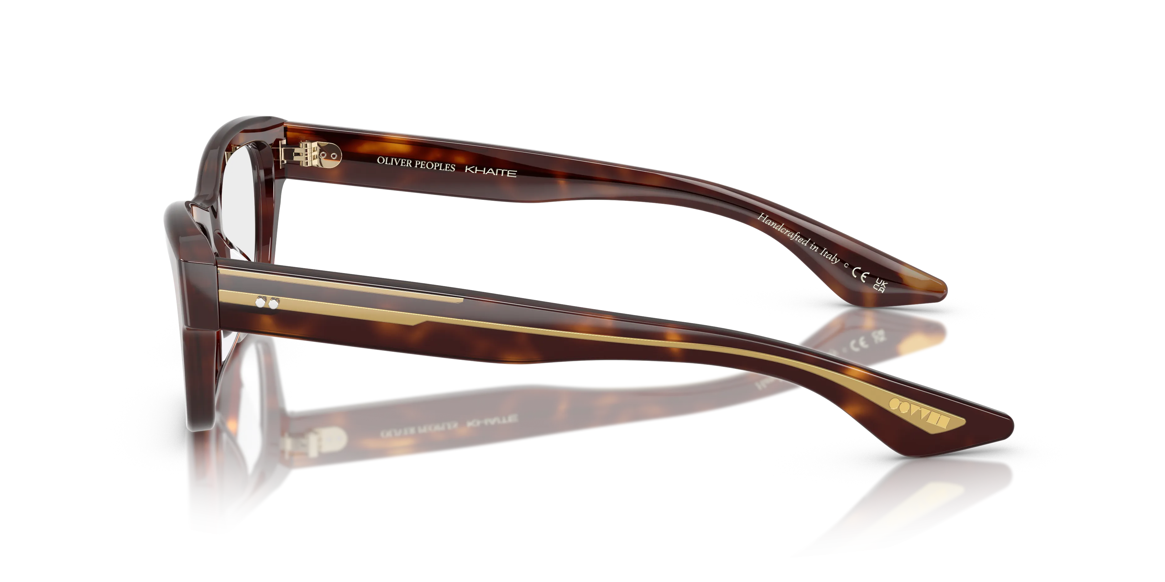 Oliver Peoples OV5585U 1953RX 1007 Montature da vista Acetato Tartaruga Trasparente Cat Eye Normale - immagine 4