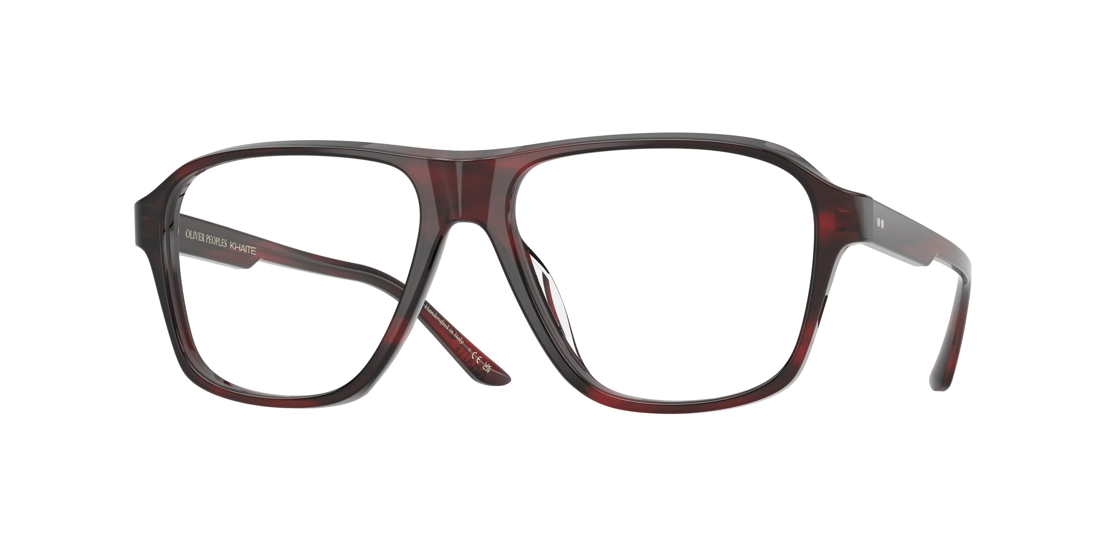 Oliver Peoples OV5584U 1978RX 1675 Montature da vista Acetato Rosso Trasparente Pilot Normale - immagine 1