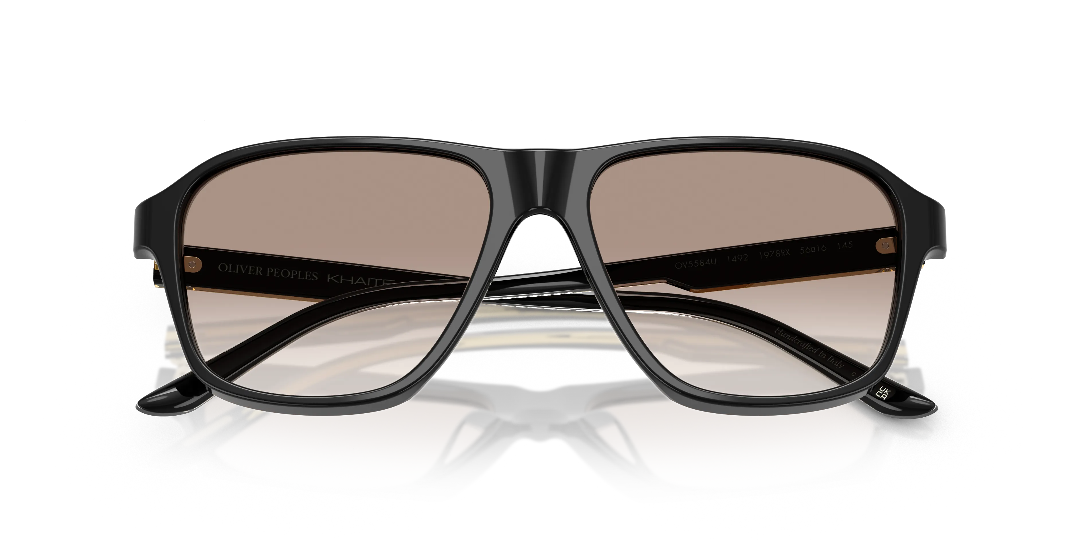 Oliver Peoples OV5584U 1978RX 1492 Montature da vista Acetato Nero Trasparente Pilot Normale - immagine 2