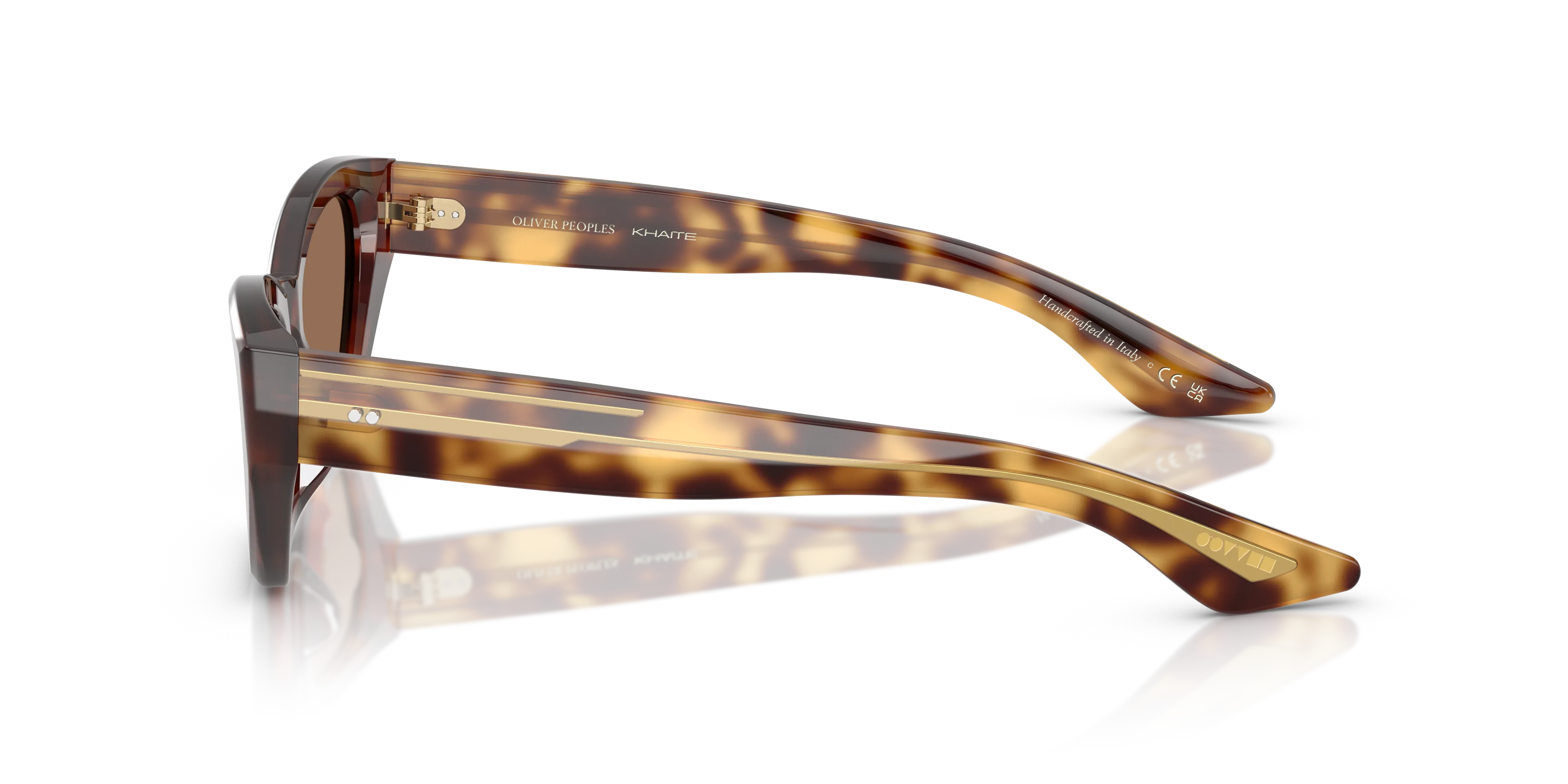 Oliver Peoples OV5582SU 1961C 100773 Occhiali da sole Acetato Tartaruga Marrone Cat Eye Normale - immagine 4