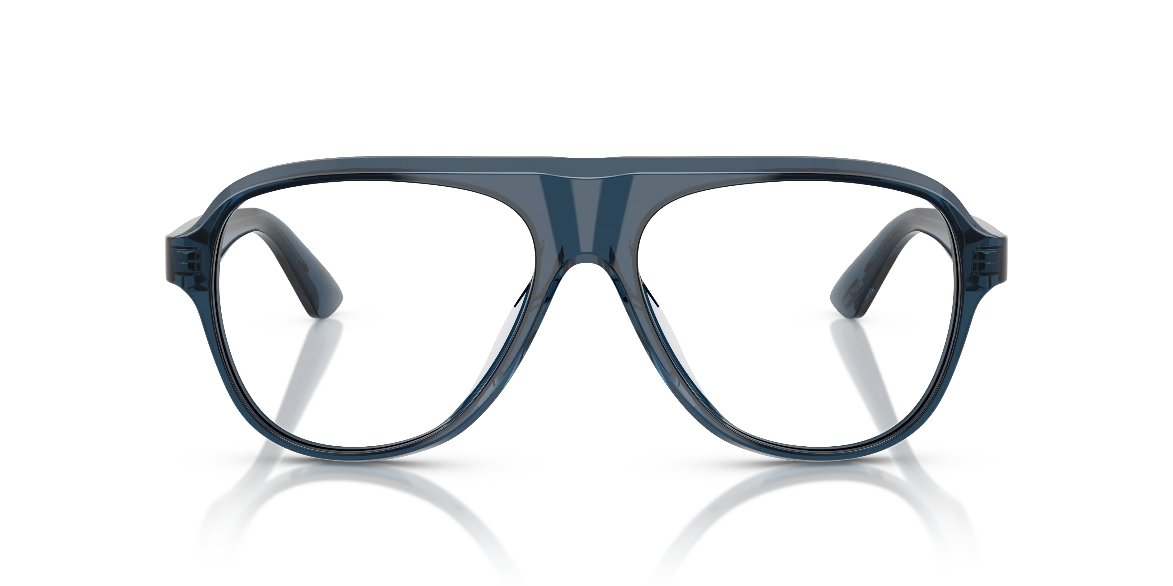 Oliver Peoples OV5581U PAUL NEWMAN 1670 Montature da vista Acetato Blu Trasparente Pilot Normale - immagine 3
