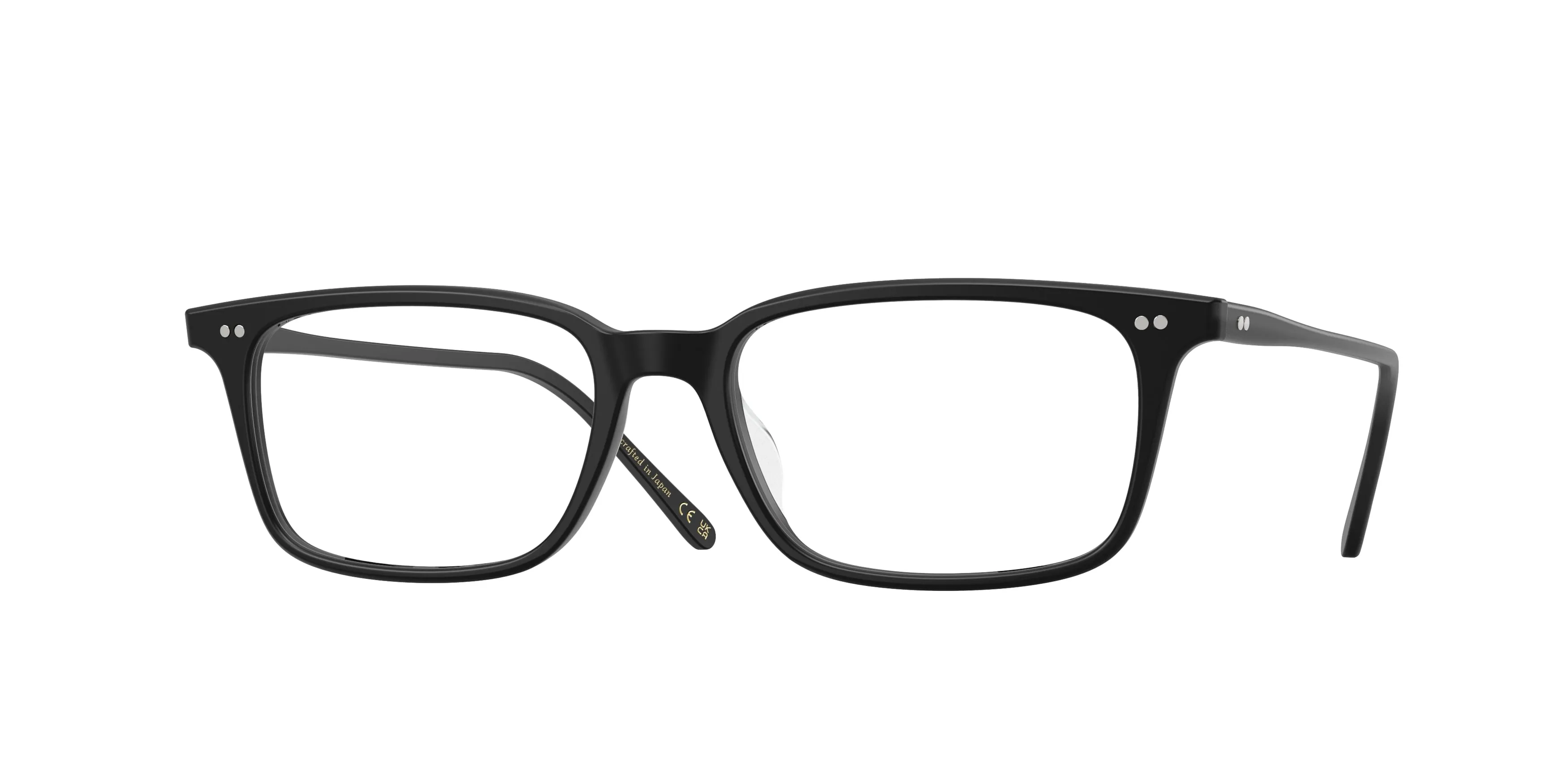 Oliver Peoples OV5579U NEYLAN 1796 Montature da vista Acetato Nero Trasparente Squadrata Normale - immagine 1