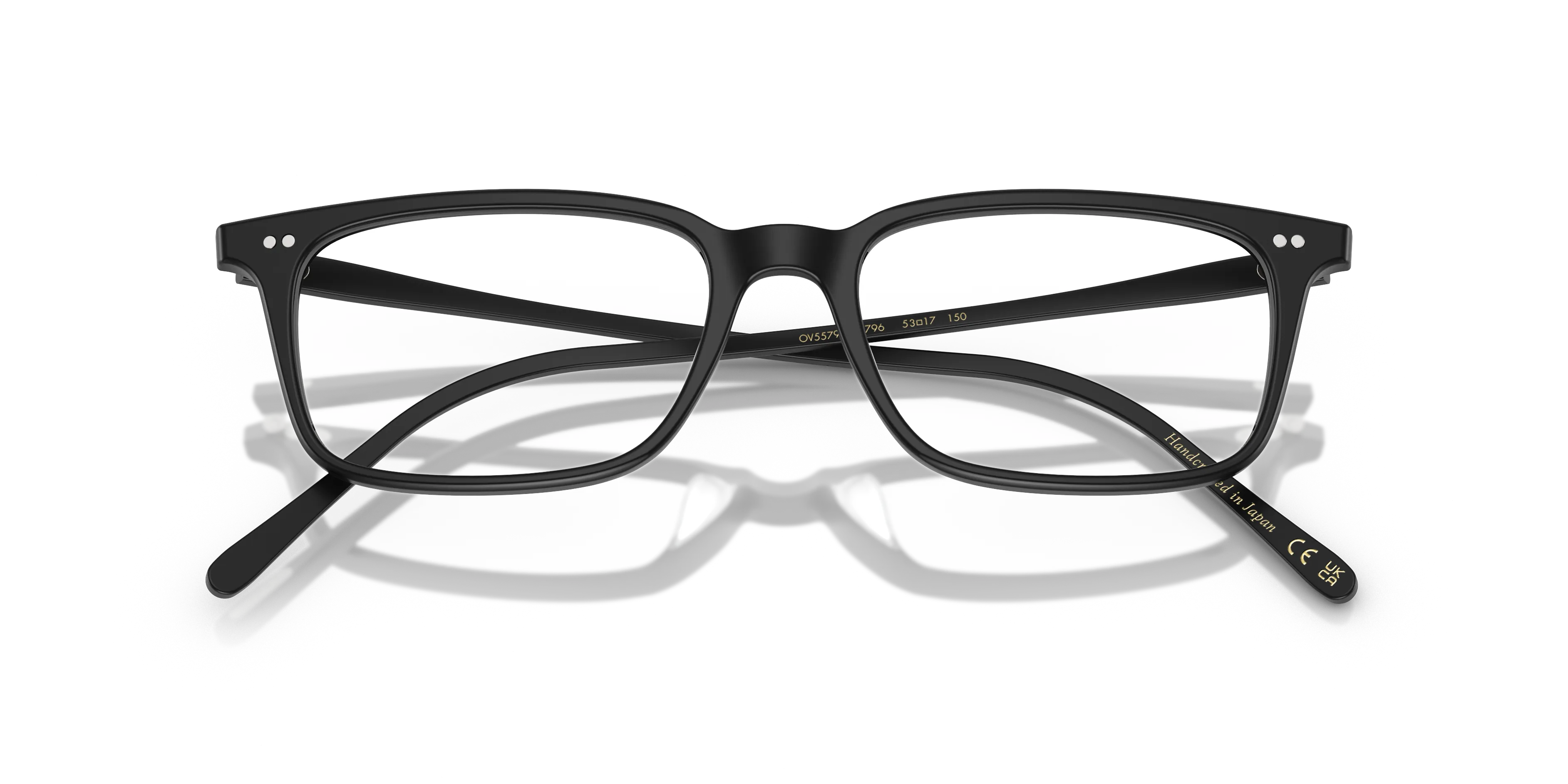Oliver Peoples OV5579U NEYLAN 1796 Montature da vista Acetato Nero Trasparente Squadrata Normale - immagine 2