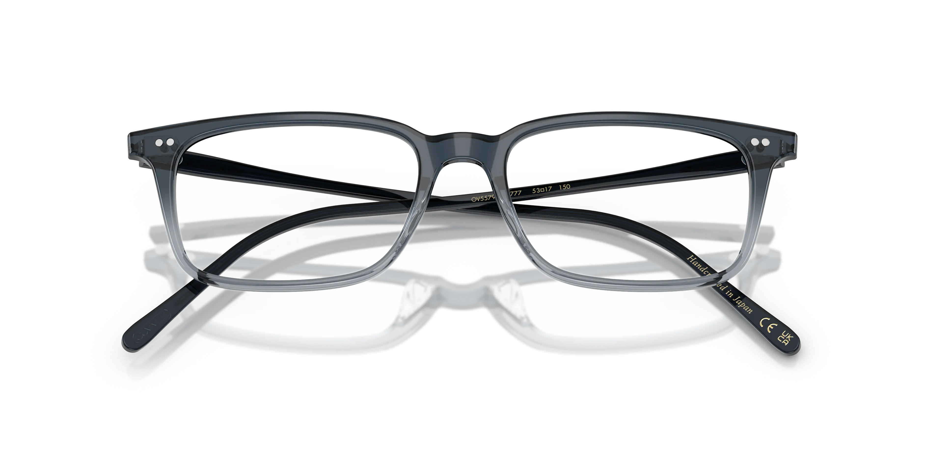 Oliver Peoples OV5579U NEYLAN 1777 Montature da vista Acetato Blu Trasparente Squadrata Normale - immagine 2