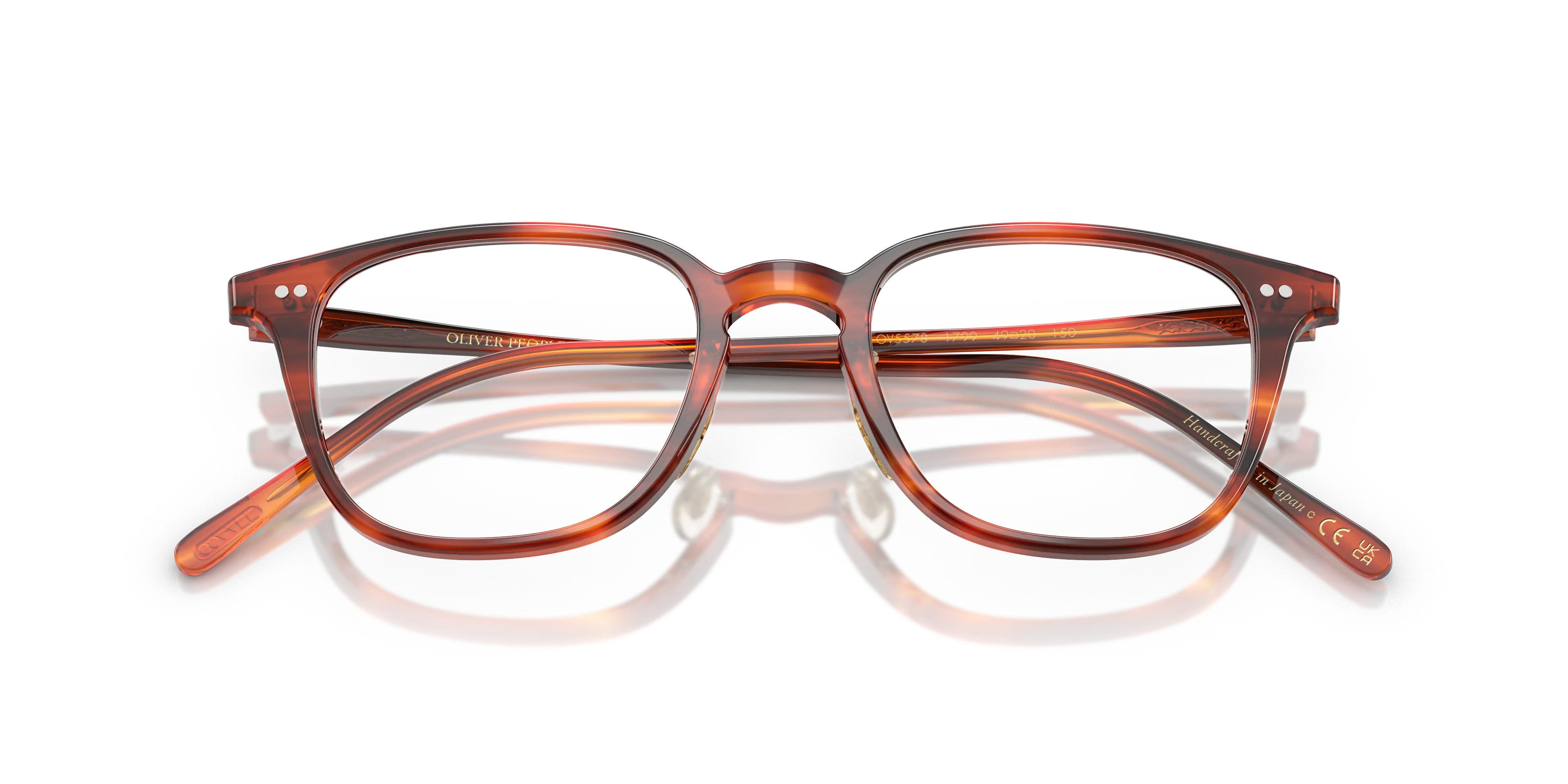 Oliver Peoples OV5578 SOBEL 1799 Montature da vista Acetato Tartaruga Trasparente Squadrata Normale - immagine 2