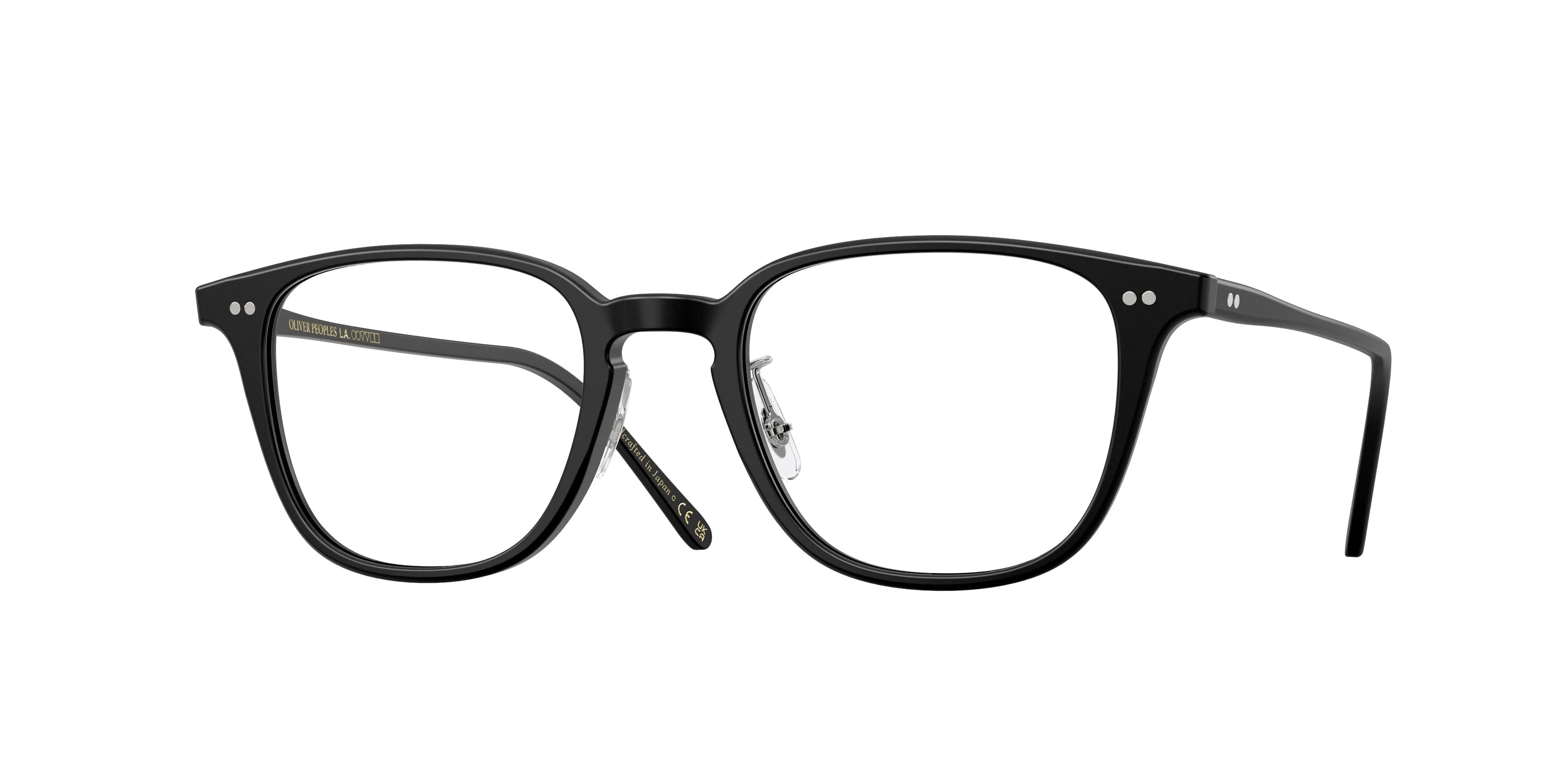 Oliver Peoples OV5578 SOBEL 1796 Montature da vista Acetato Nero Trasparente Squadrata Normale - immagine 1