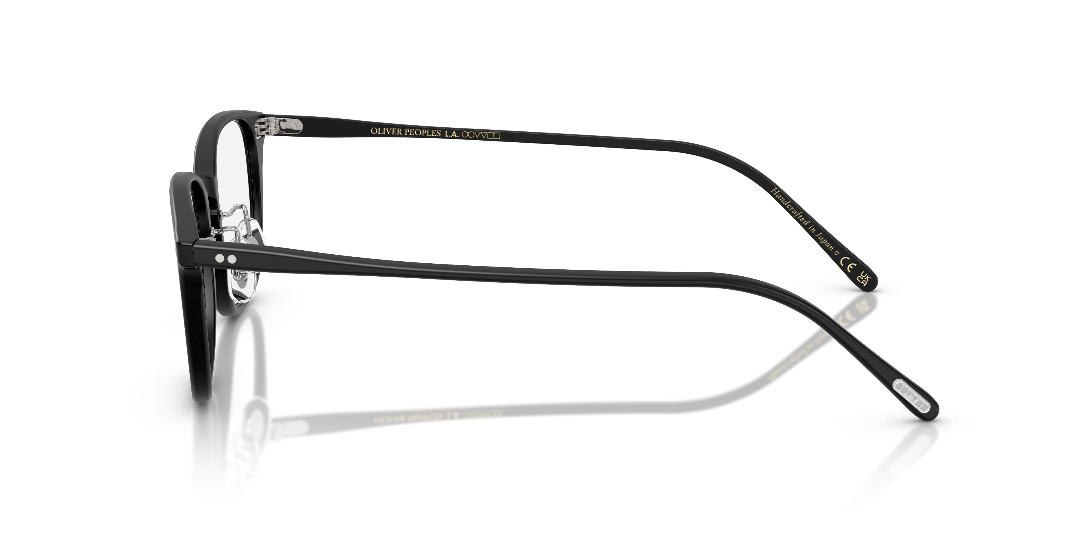Oliver Peoples OV5578 SOBEL 1796 Montature da vista Acetato Nero Trasparente Squadrata Normale - immagine 4