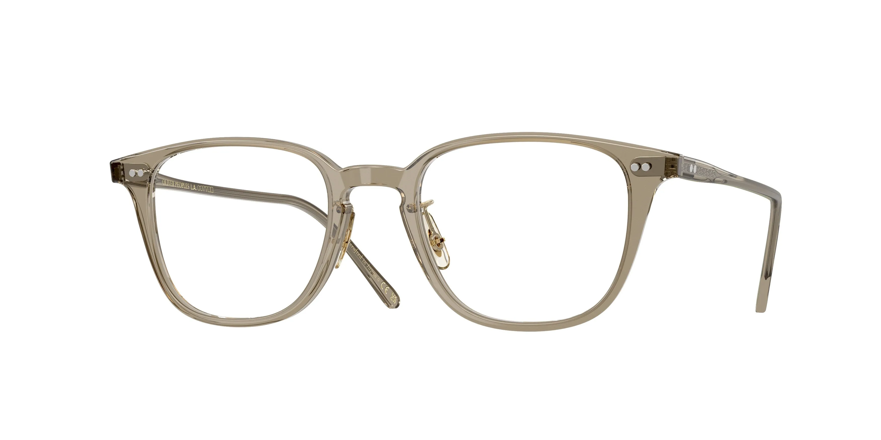 Oliver Peoples OV5578 SOBEL 1745 Montature da vista Acetato Verde Trasparente Squadrata Normale - immagine 1