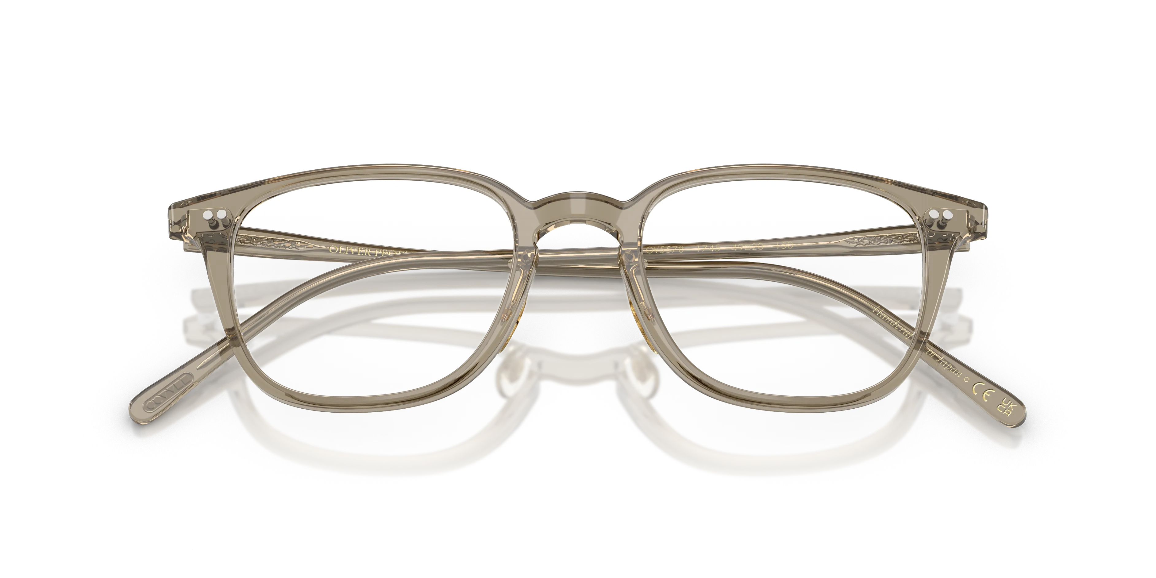 Oliver Peoples OV5578 SOBEL 1745 Montature da vista Acetato Verde Trasparente Squadrata Normale - immagine 2