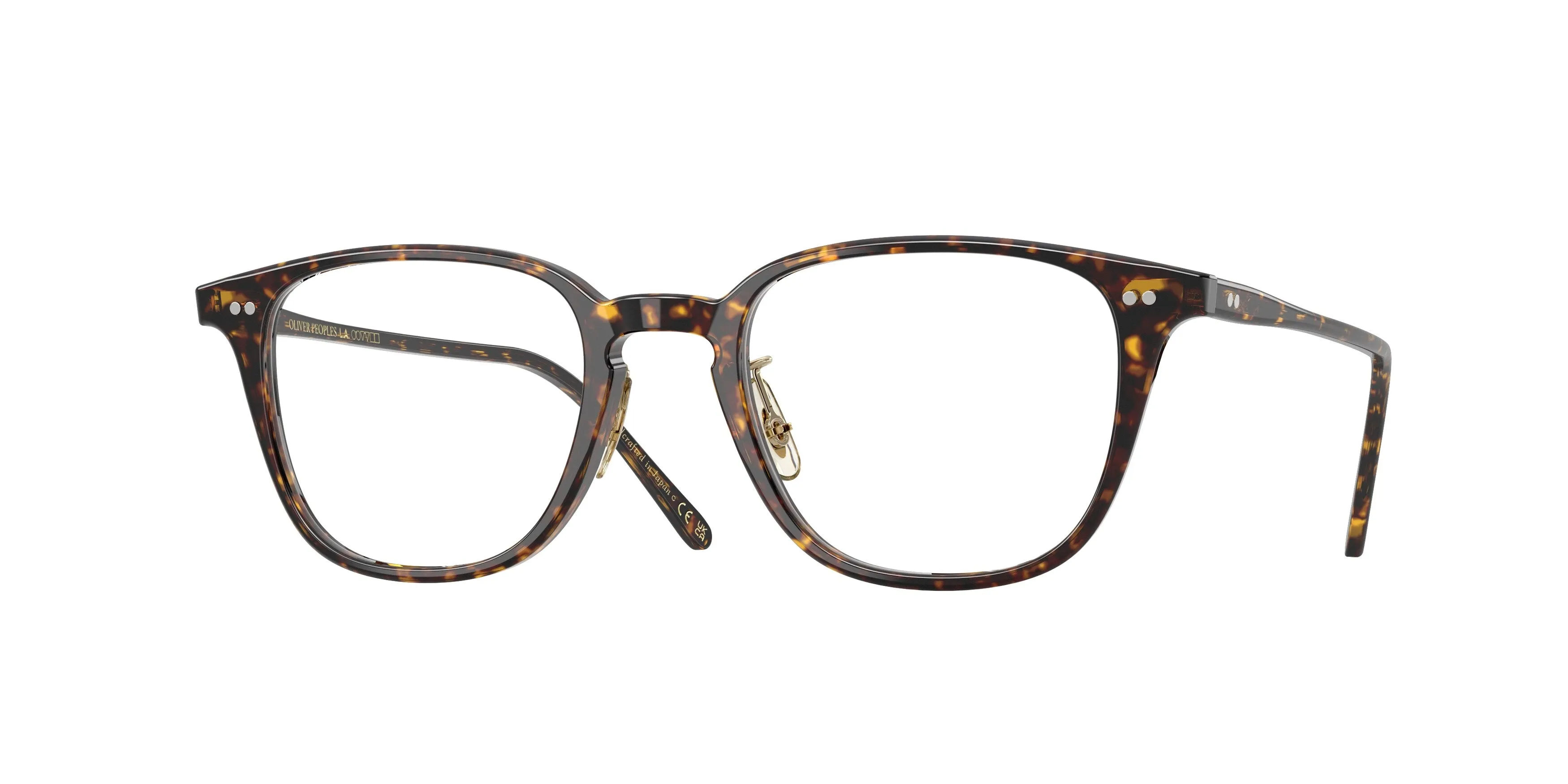 Oliver Peoples OV5578 SOBEL 1741 Montature da vista Acetato Tartaruga Trasparente Squadrata Normale - immagine 1