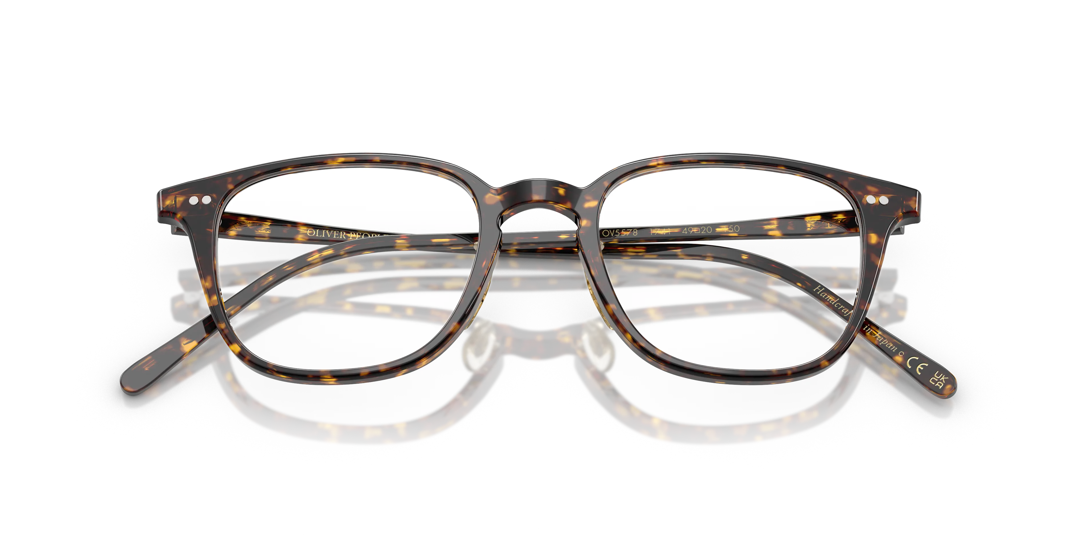 Oliver Peoples OV5578 SOBEL 1741 Montature da vista Acetato Tartaruga Trasparente Squadrata Normale - immagine 2