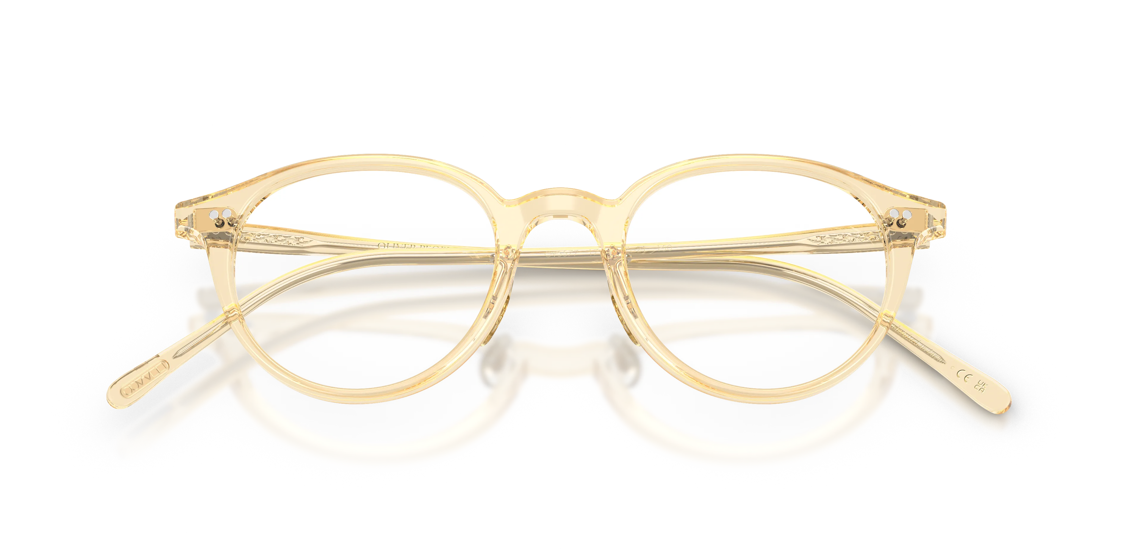 Oliver Peoples OV5577 SARELLE 1792 Montature da vista Acetato Marrone Trasparente Pantos Normale - immagine 2