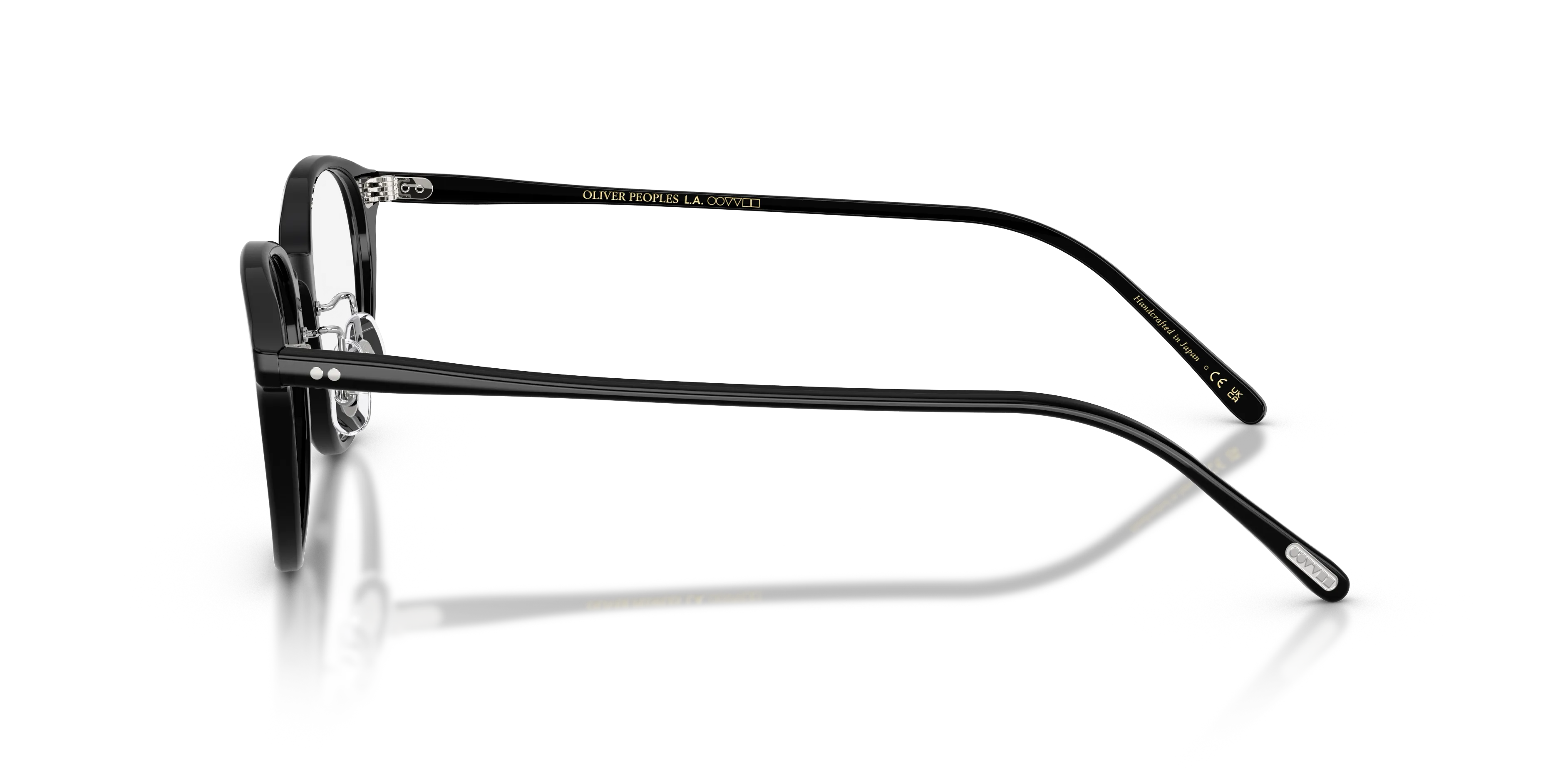 Oliver Peoples OV5577 SARELLE 1731 Montature da vista Acetato Nero Trasparente Pantos Normale - immagine 4