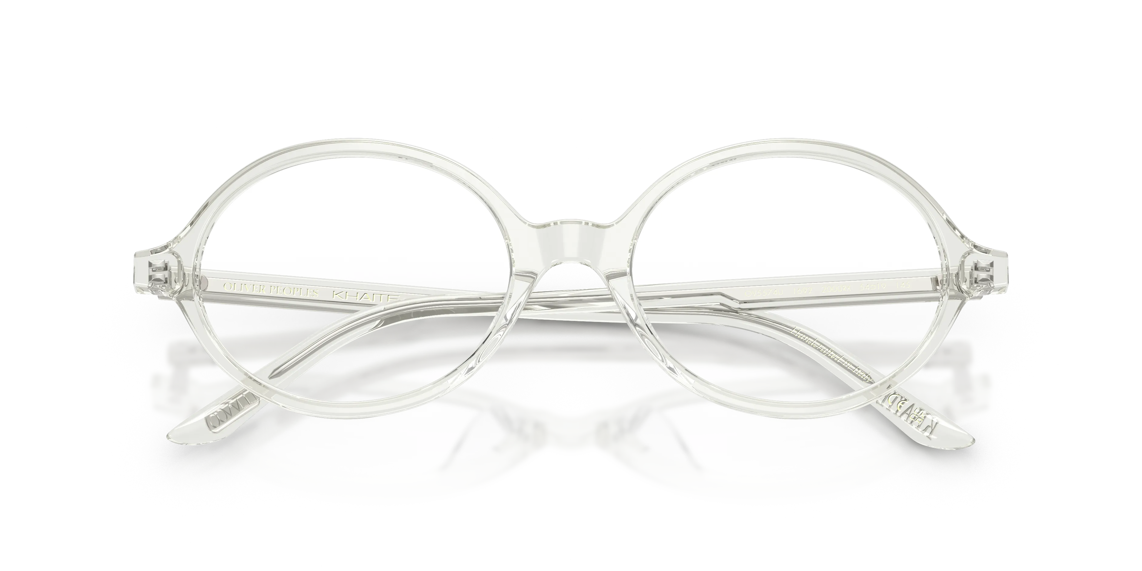 Oliver Peoples OV5574U 2000RX 1692 Montature da vista Acetato Marrone Trasparente Rotonda Normale - immagine 2