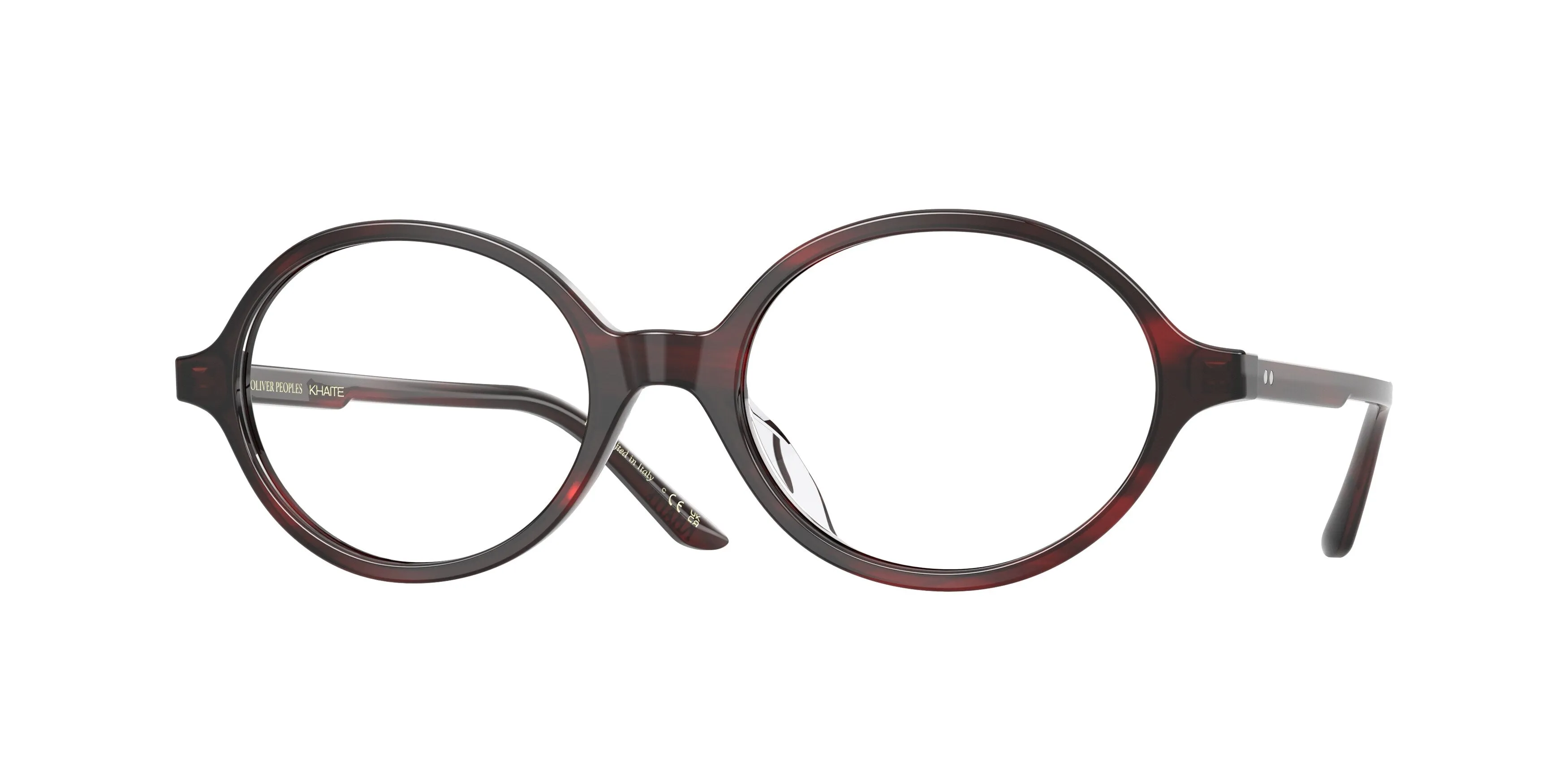 Oliver Peoples OV5574U 2000RX 1675 Montature da vista Acetato Rosso Trasparente Rotonda Normale - immagine 1