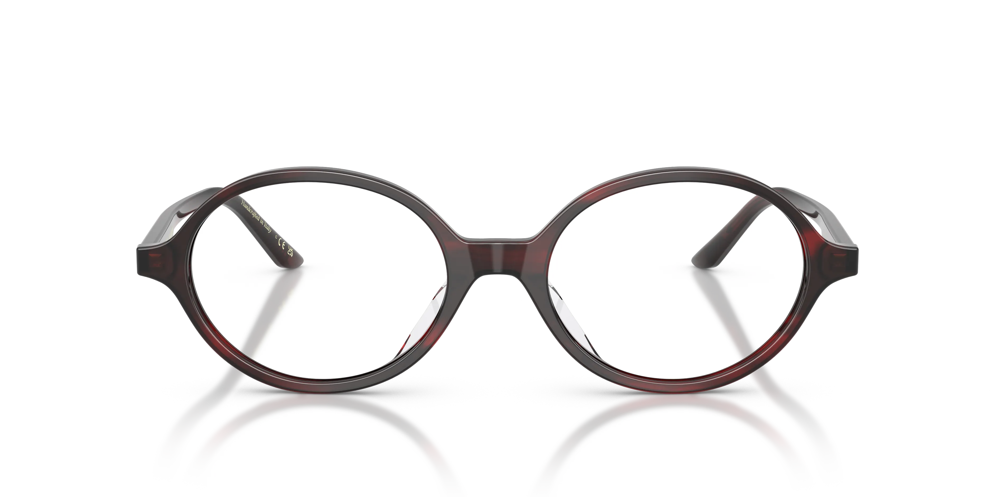 Oliver Peoples OV5574U 2000RX 1675 Montature da vista Acetato Rosso Trasparente Rotonda Normale - immagine 3