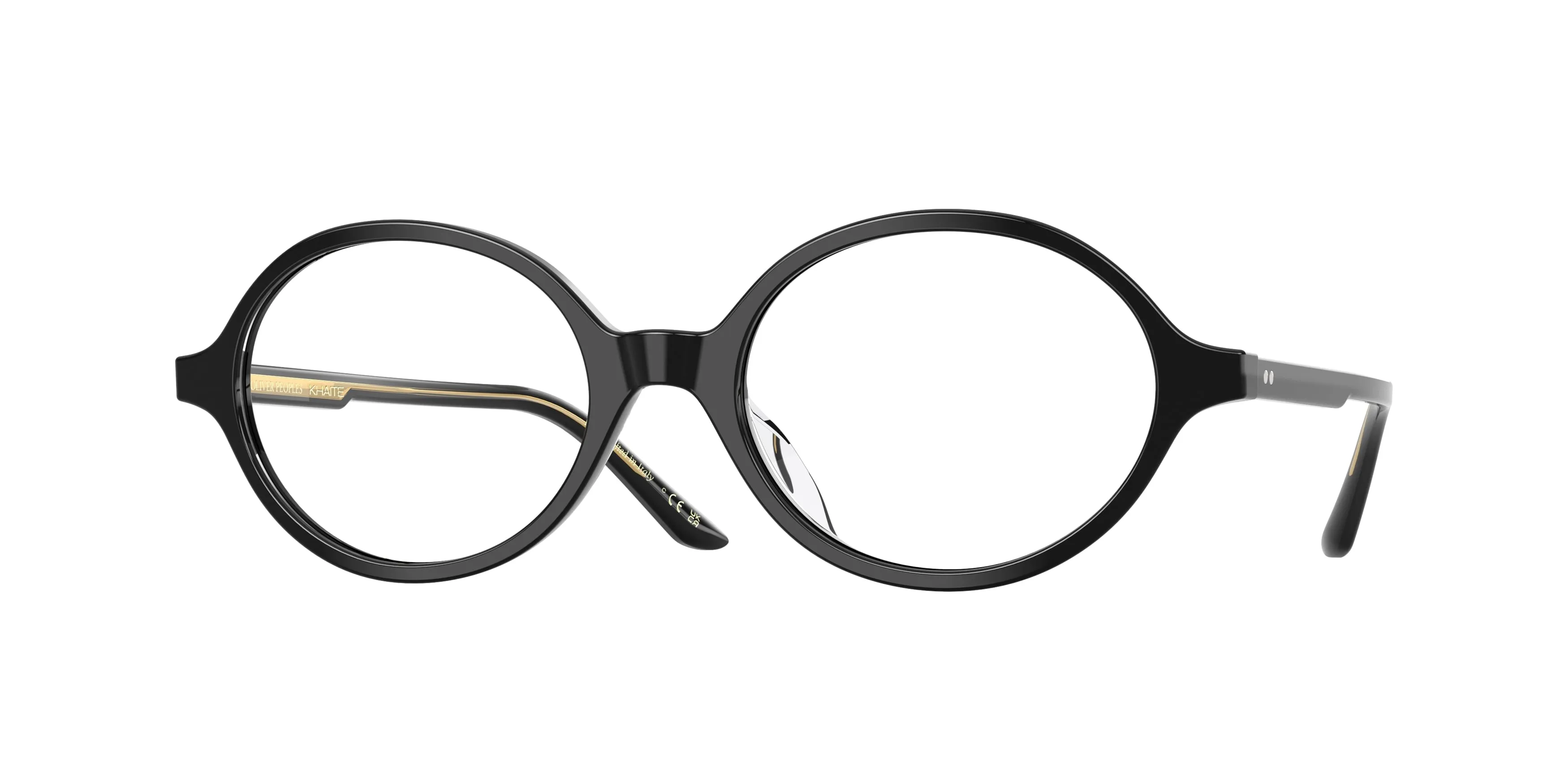 Oliver Peoples OV5574U 2000RX 1492 Montature da vista Acetato Nero Trasparente Rotonda Normale - immagine 1